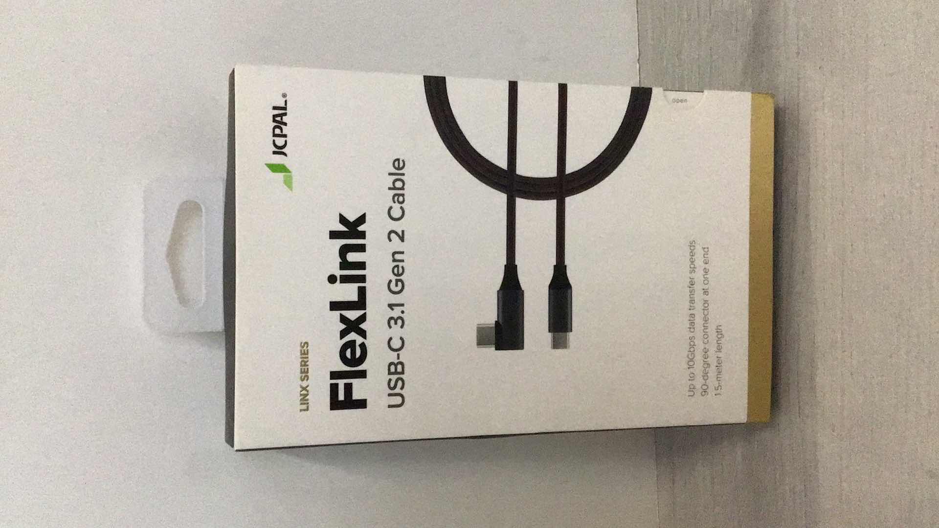 Photo 1 of NEW FLEXLINK USB-C 3.1 GEN 2 CHARGING/DATA TRANSFER 4FT CABLE