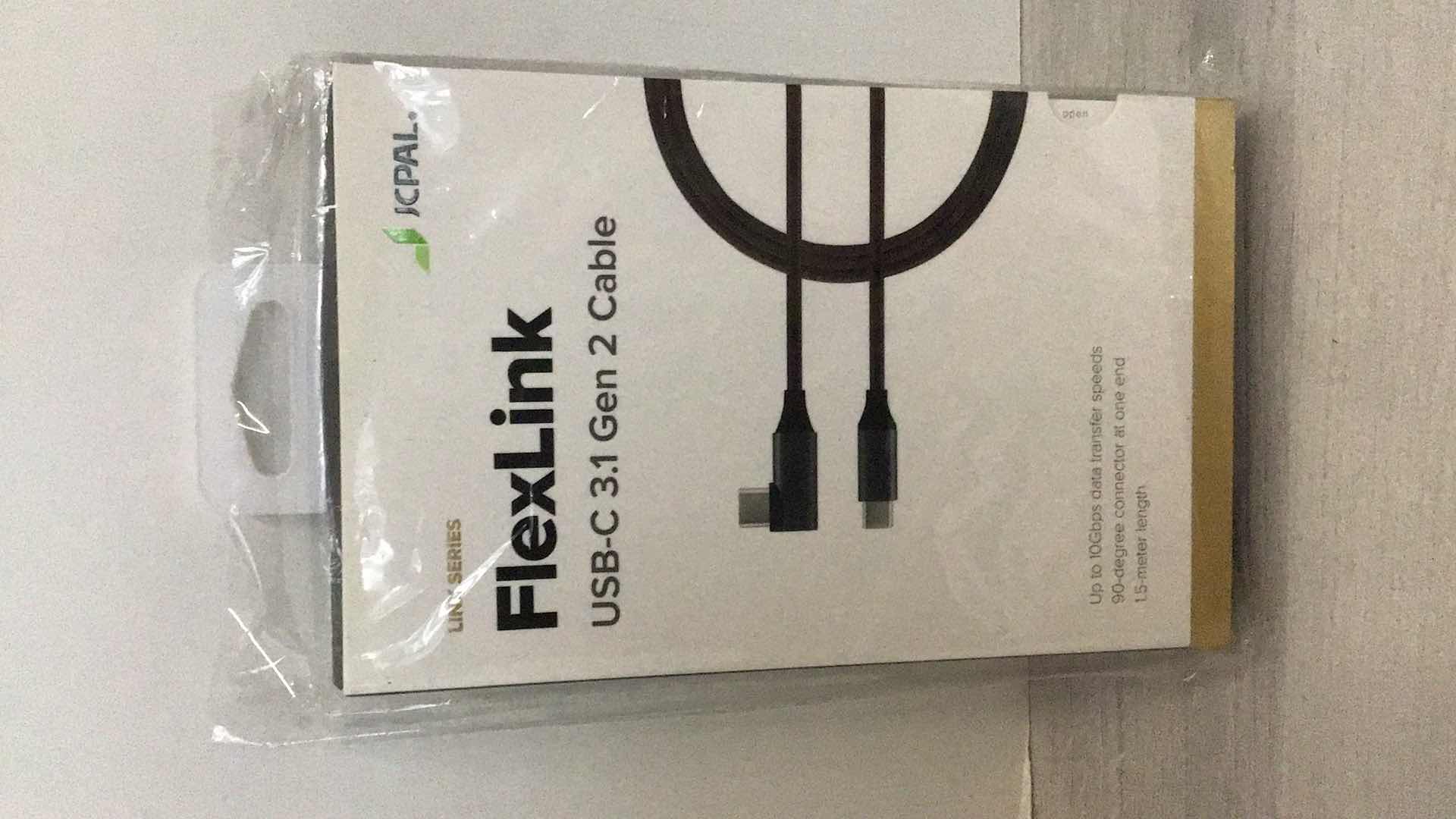 Photo 1 of NEW FLEXLINK USB-C 3.1 GEN 2 CHARGING/DATA TRANSFER 4FT CABLE