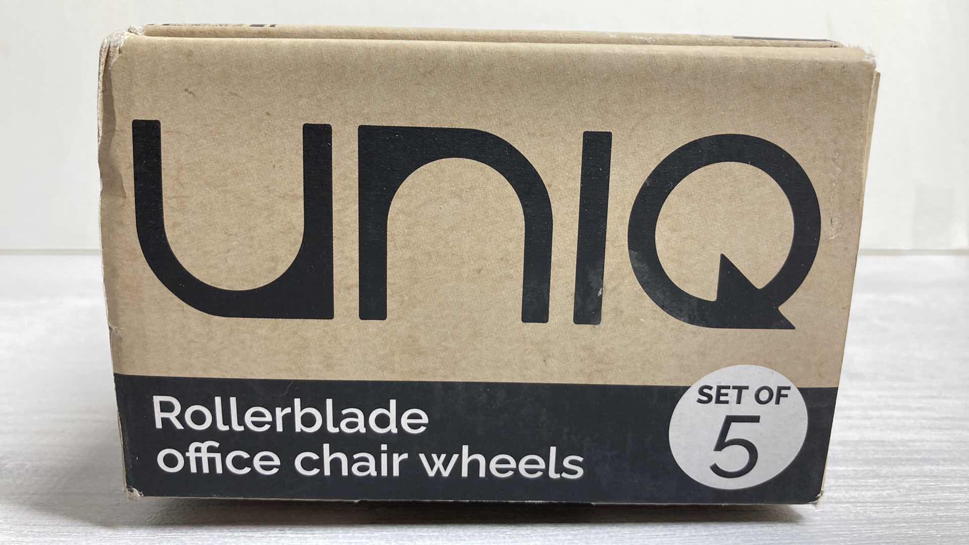 Photo 3 of NEW UNIQ ROLLER BLADE OFFICE CHAIR WHEELS SET OF 5