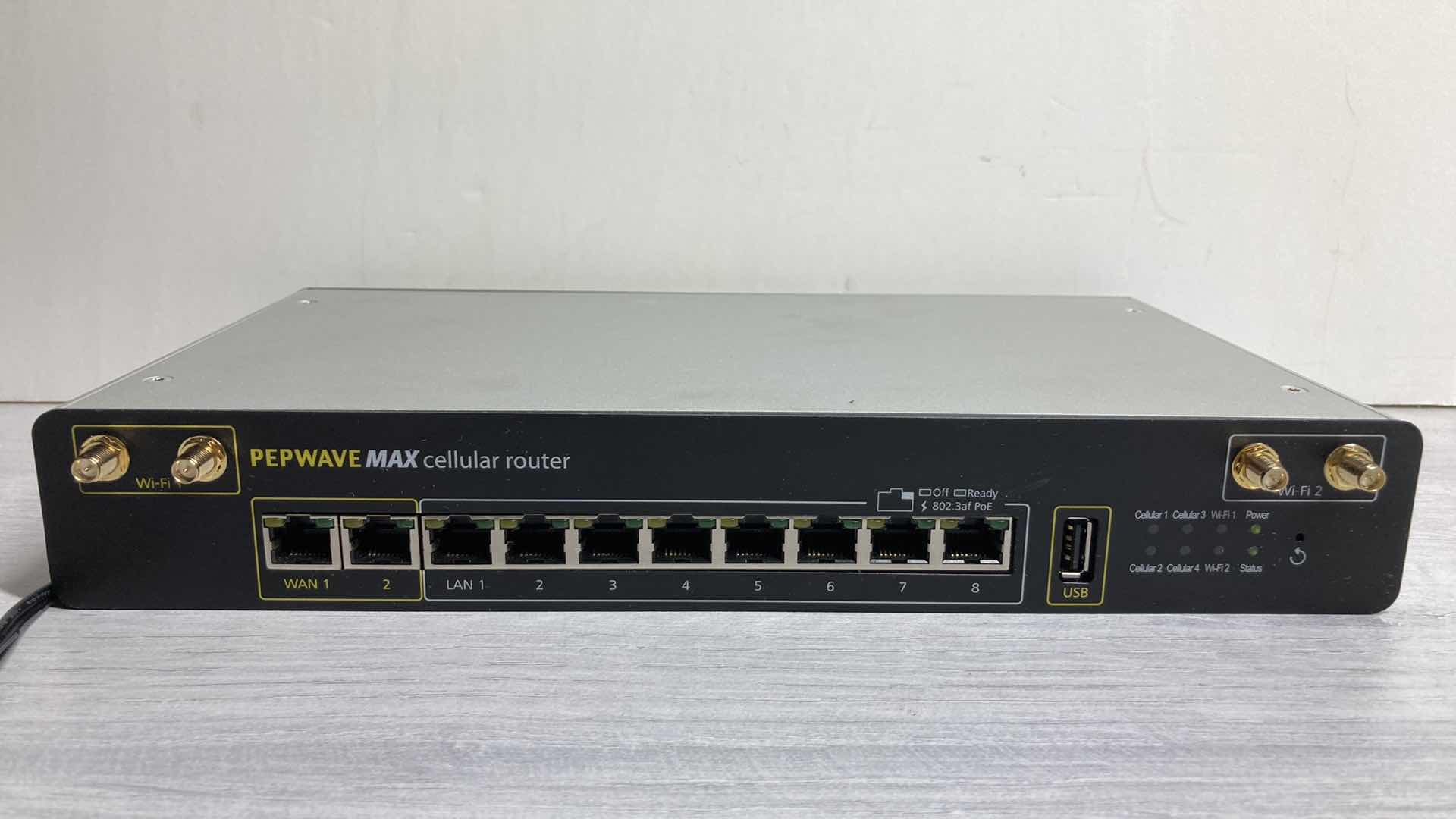 Photo 1 of PEPWAVE MAX CELLAR ROUTER MODEL MAX-HD4-LTE-US-T