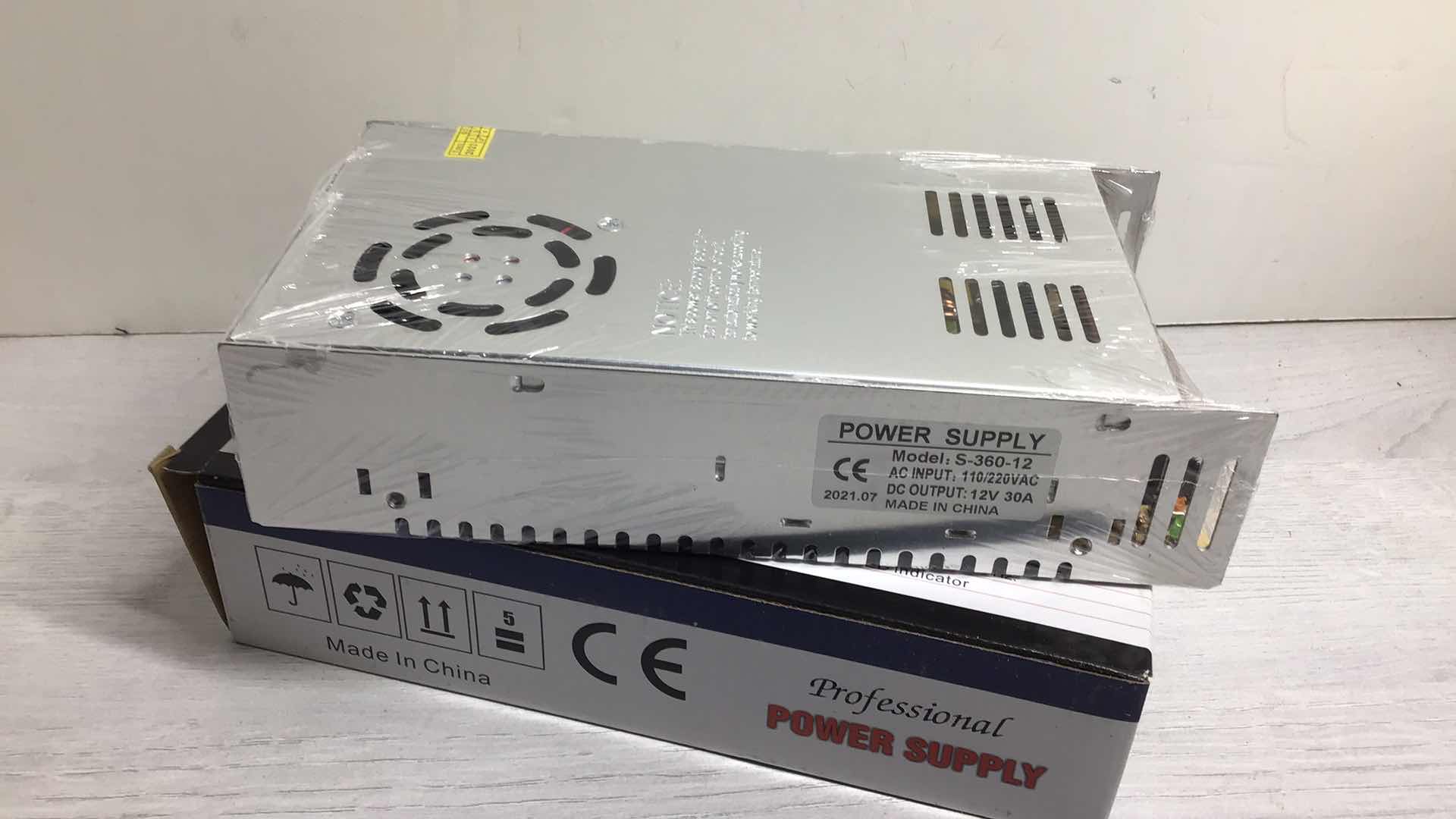 Photo 3 of NEW PROFESSIONAL POWER SUPPLY AC DC 12V 30A 360W