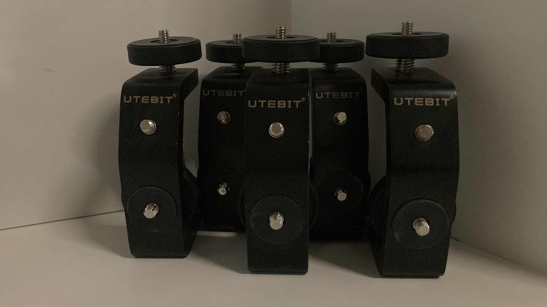 Photo 4 of UTEBIT UNIVERSAL C-CLAMP FOR DESKTOPS & CAMERAS (5PC SET) 2.95” X 1.77” H6.69”