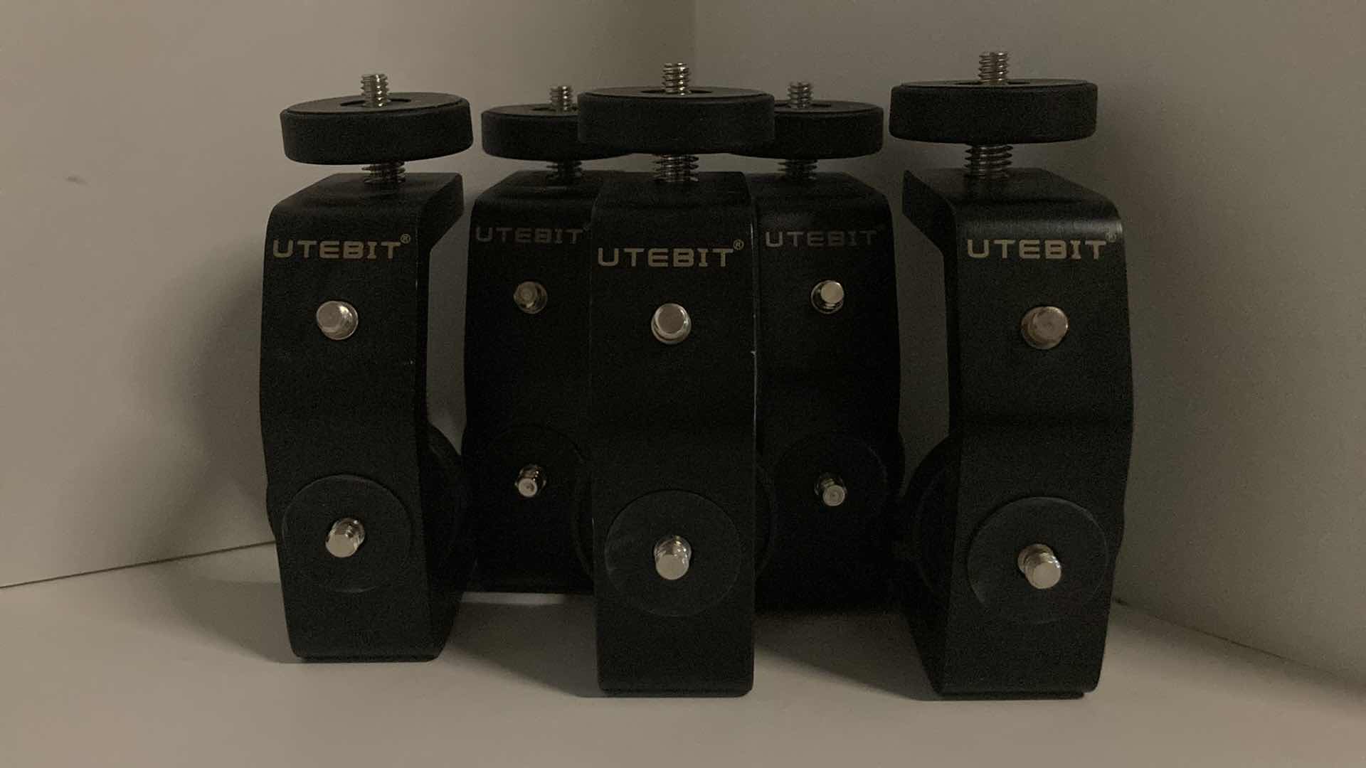 Photo 4 of UTEBIT UNIVERSAL C-CLAMP FOR DESKTOPS & CAMERAS (5PC SET) 2.95” X 1.77” H6.69”