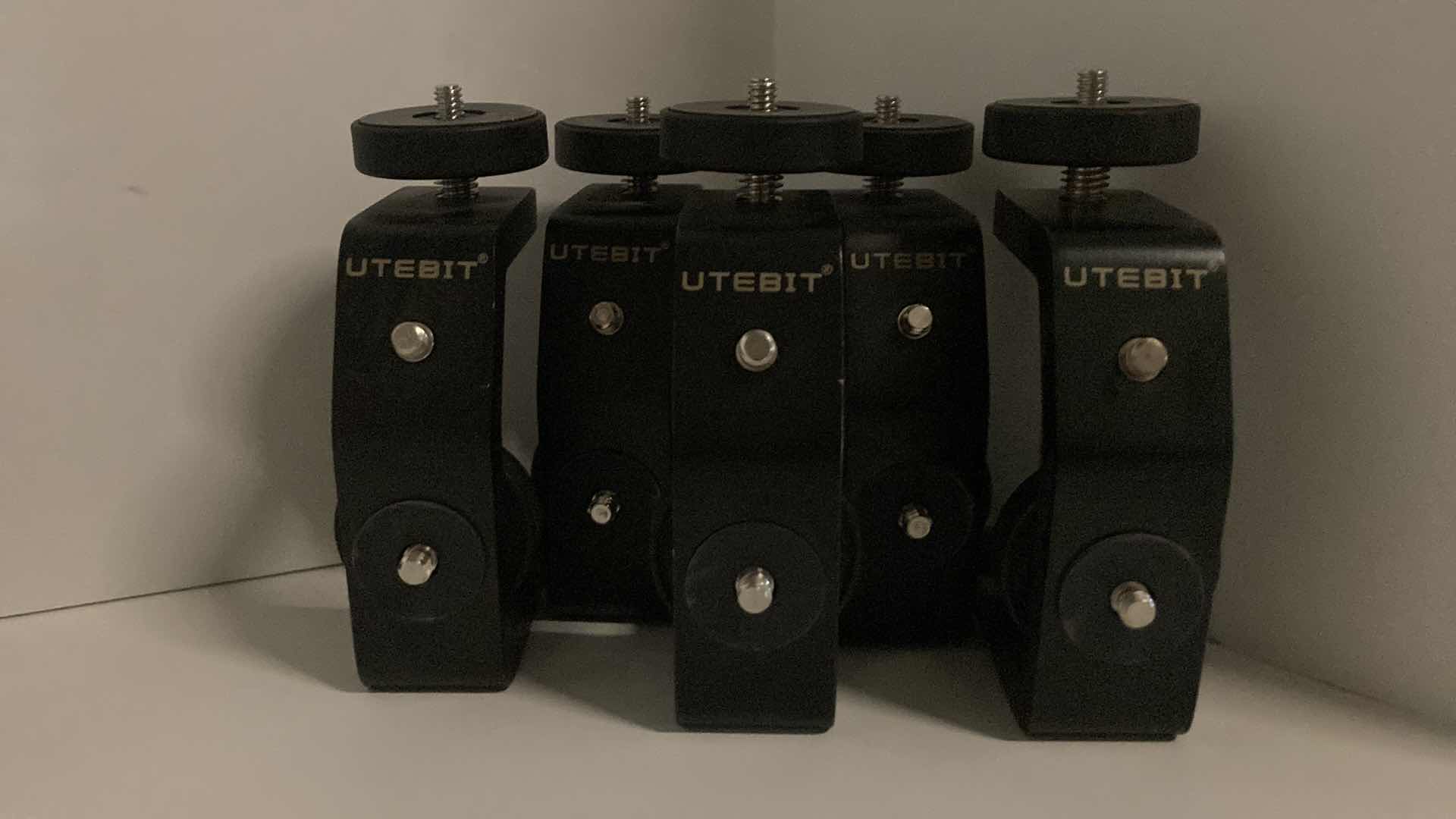 Photo 4 of UTEBIT UNIVERSAL C-CLAMP FOR DESKTOPS & CAMERAS (5PC SET) 2.95” X 1.77” H6.69”