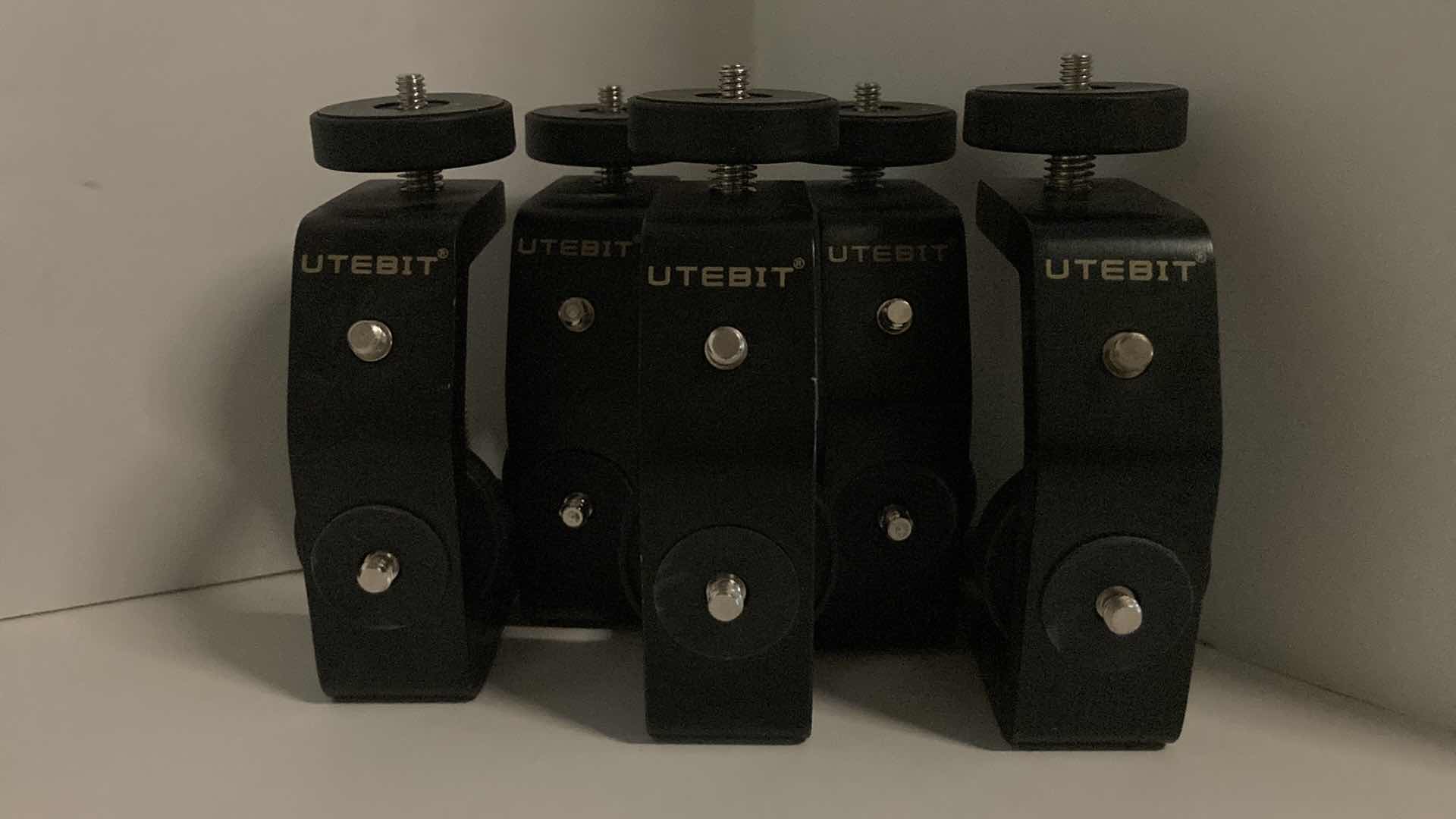 Photo 4 of UTEBIT UNIVERSAL C-CLAMP FOR DESKTOPS & CAMERAS (5PC SET) 2.95” X 1.77” H6.69”