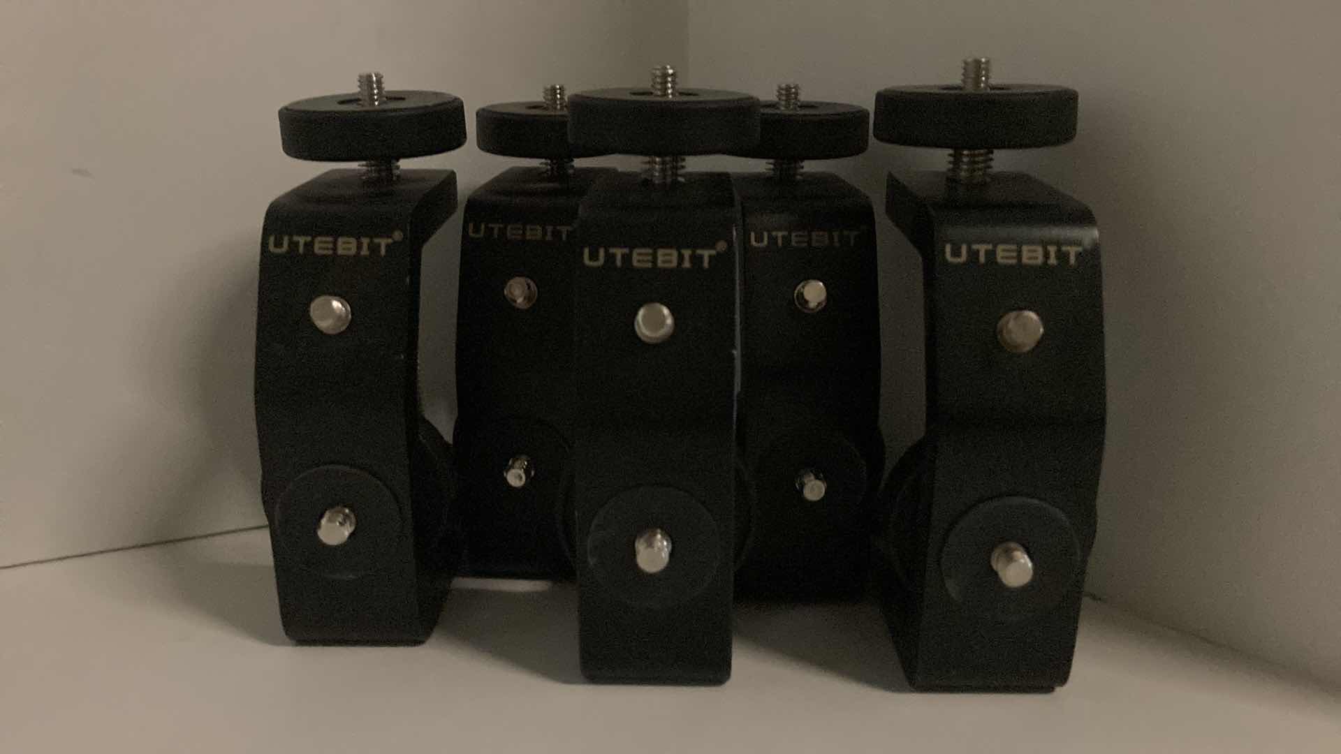 Photo 4 of UTEBIT UNIVERSAL C-CLAMP FOR DESKTOPS & CAMERAS (5PC SET) 2.95” X 1.77” H6.69”