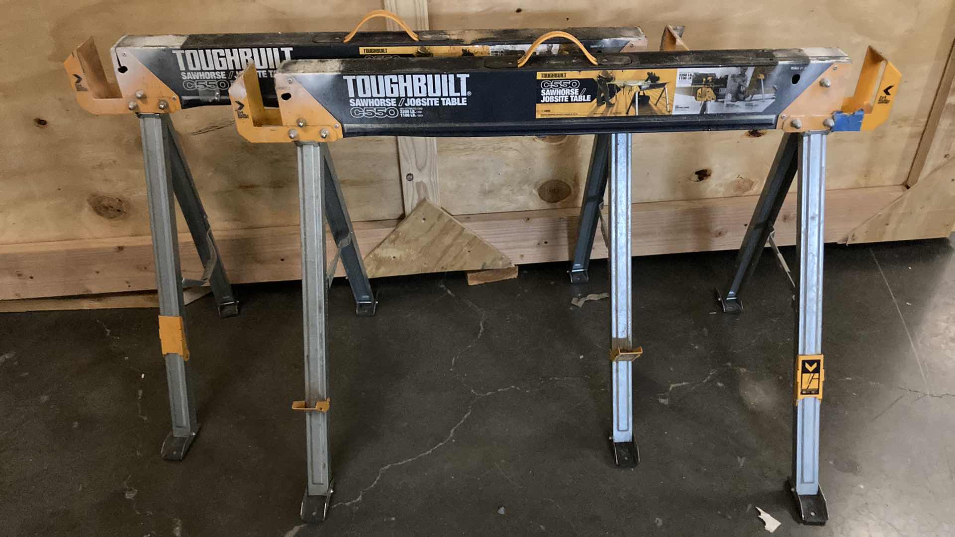 Photo 1 of TOUGHBUILT SAWHORSE JOBSITE TABLE MODEL C550 (2)