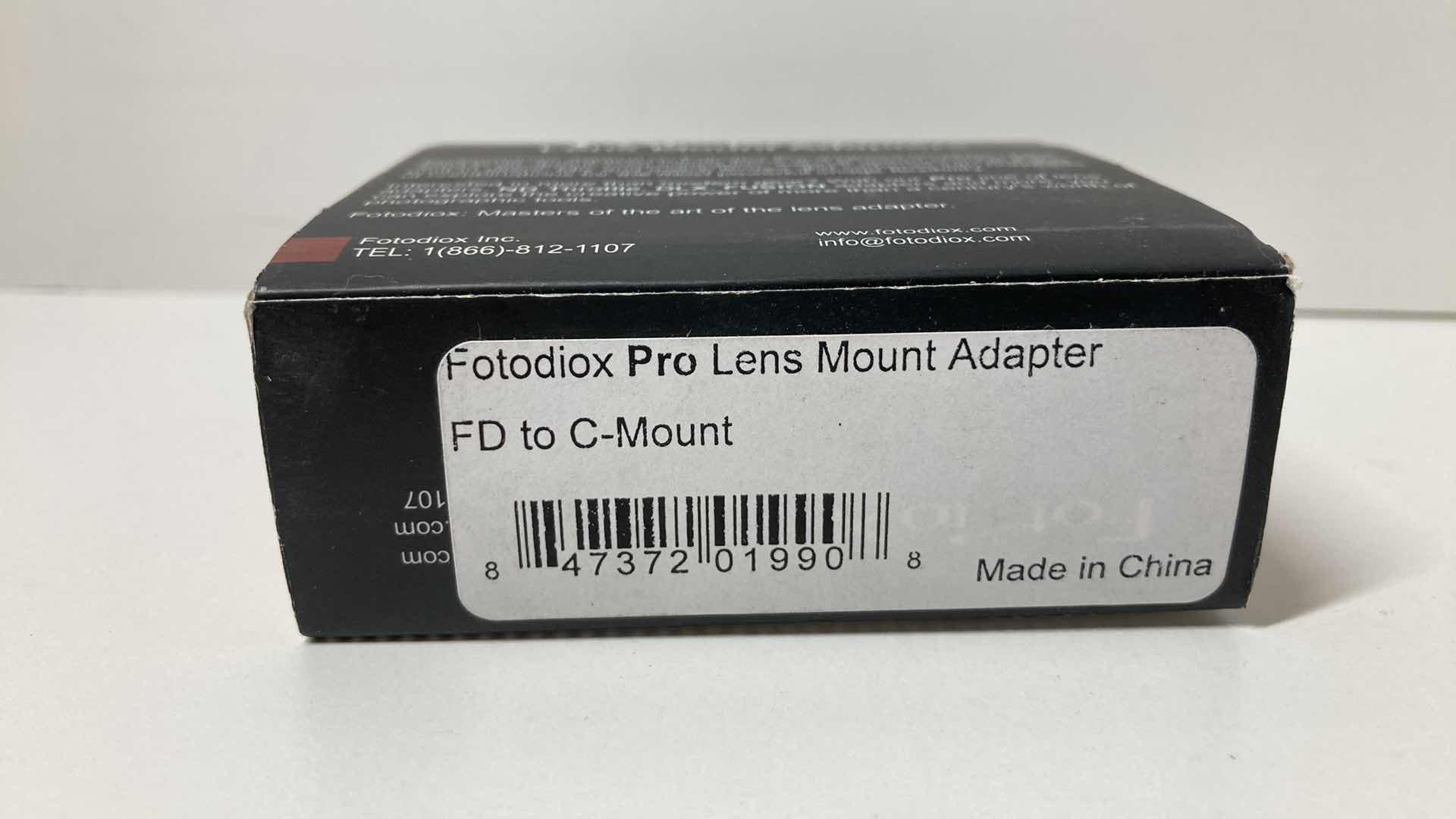 Photo 3 of NEW FOTODIOX PRO LENS MOUNT ADAPTER FD-C