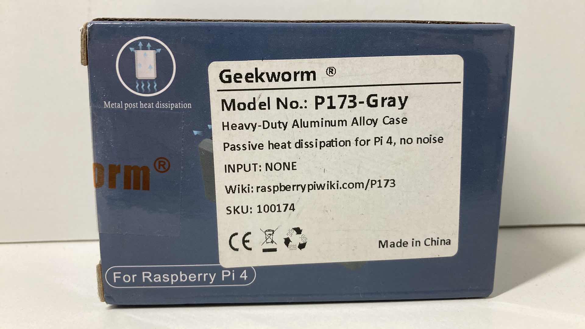 Photo 3 of NEW GEEKWORM HEAVY-DUTY ALUMINUM ALLOY CASE FOR RASPBERRY Pi 4 MODEL P173-GRAY (4)