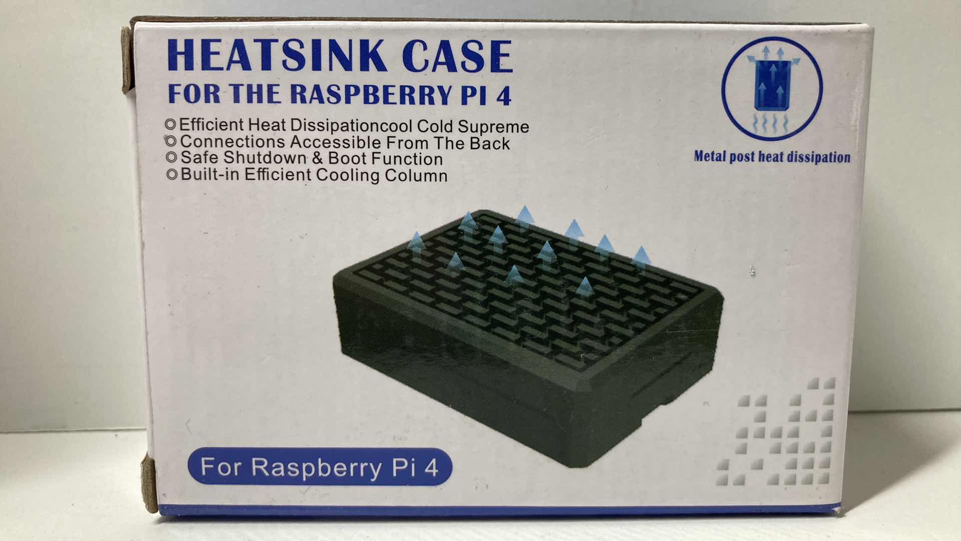 Photo 1 of NEW IUNIKER HEATSINK CASE FOR RASPBERRY Pi 4 MODEL IU-RP-080-UK-T (6)