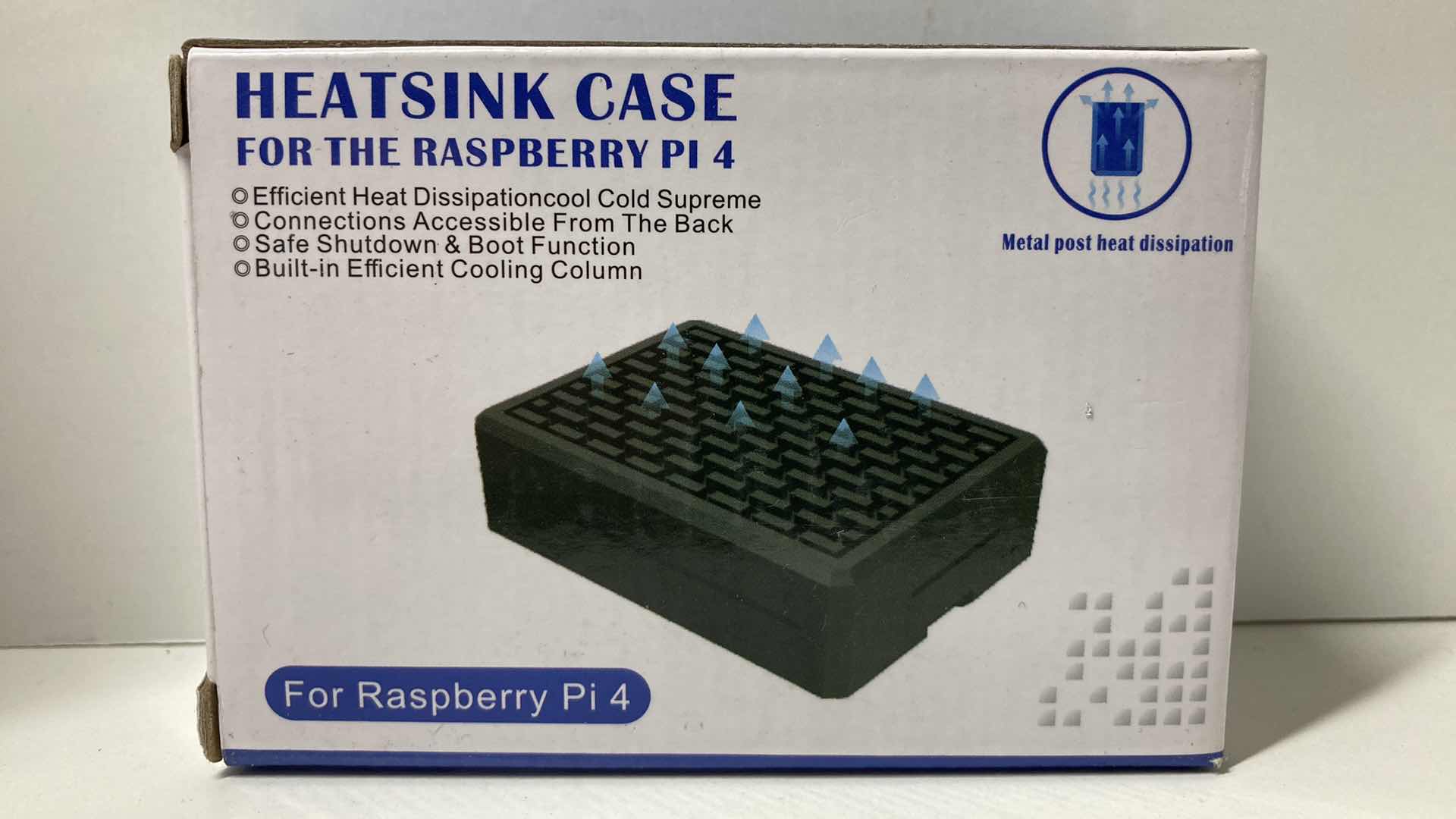 Photo 1 of NEW IUNIKER HEATSINK CASE FOR RASPBERRY Pi 4 MODEL IU-RP-080-UK-T (6)
