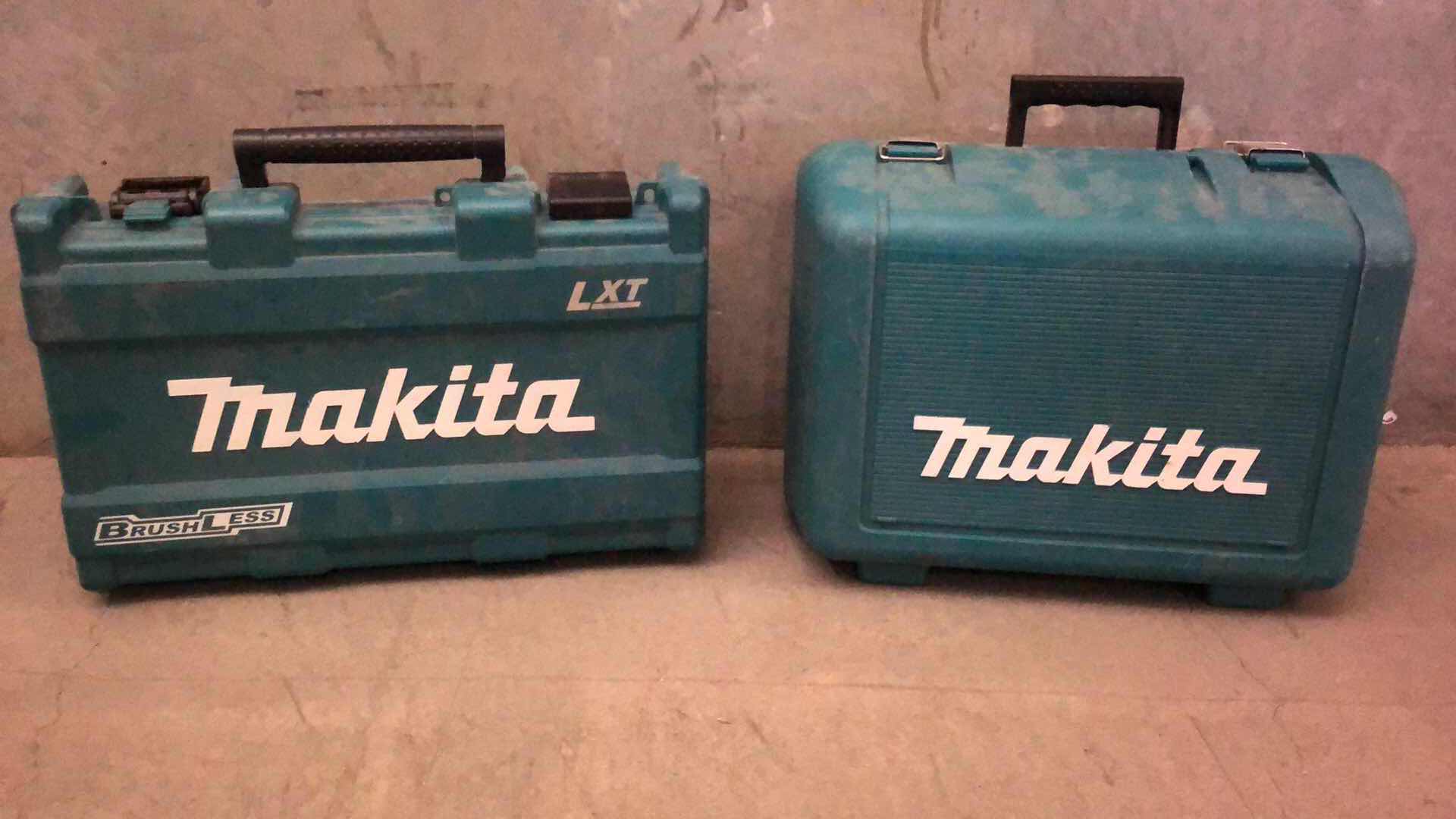 Photo 1 of MAKITA TOOL CASES FOR CORDLESS COMBO KIT XT269M AND CIRCULAR SAW 5007MG