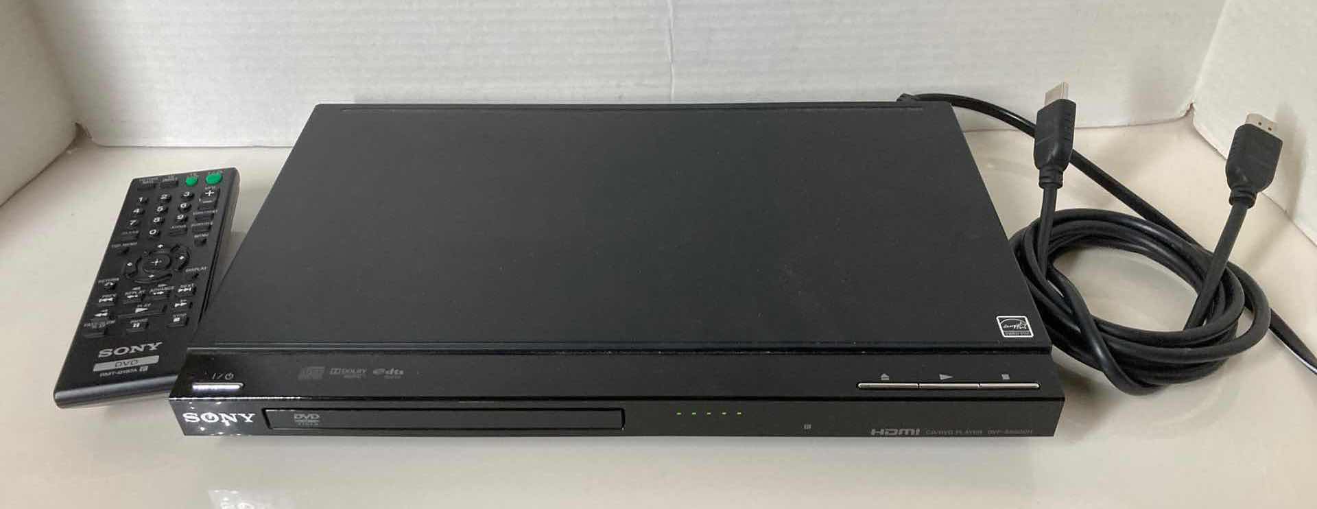 Photo 1 of SONY DVD PLAYER MODEL DVP-SR500H W REMOTE & HDMI CABLE