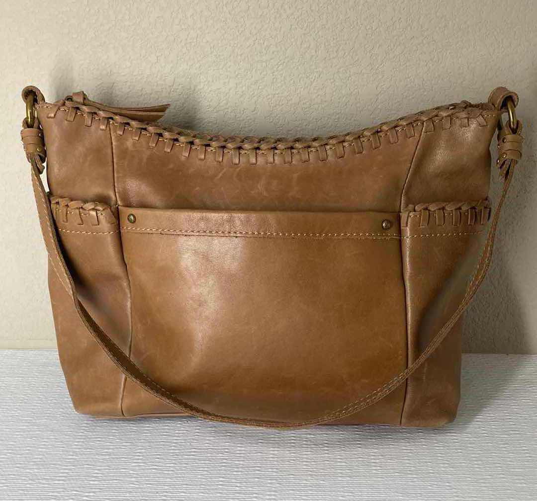 Photo 1 of THE SAC COLLECTIVE RUSTIC TAN LEATHER PURSE