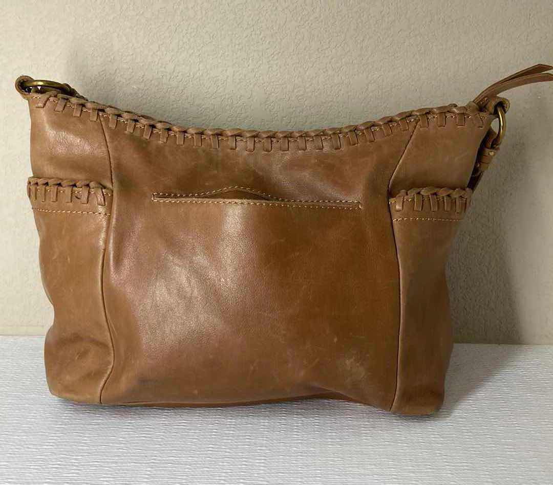 Photo 3 of THE SAC COLLECTIVE RUSTIC TAN LEATHER PURSE