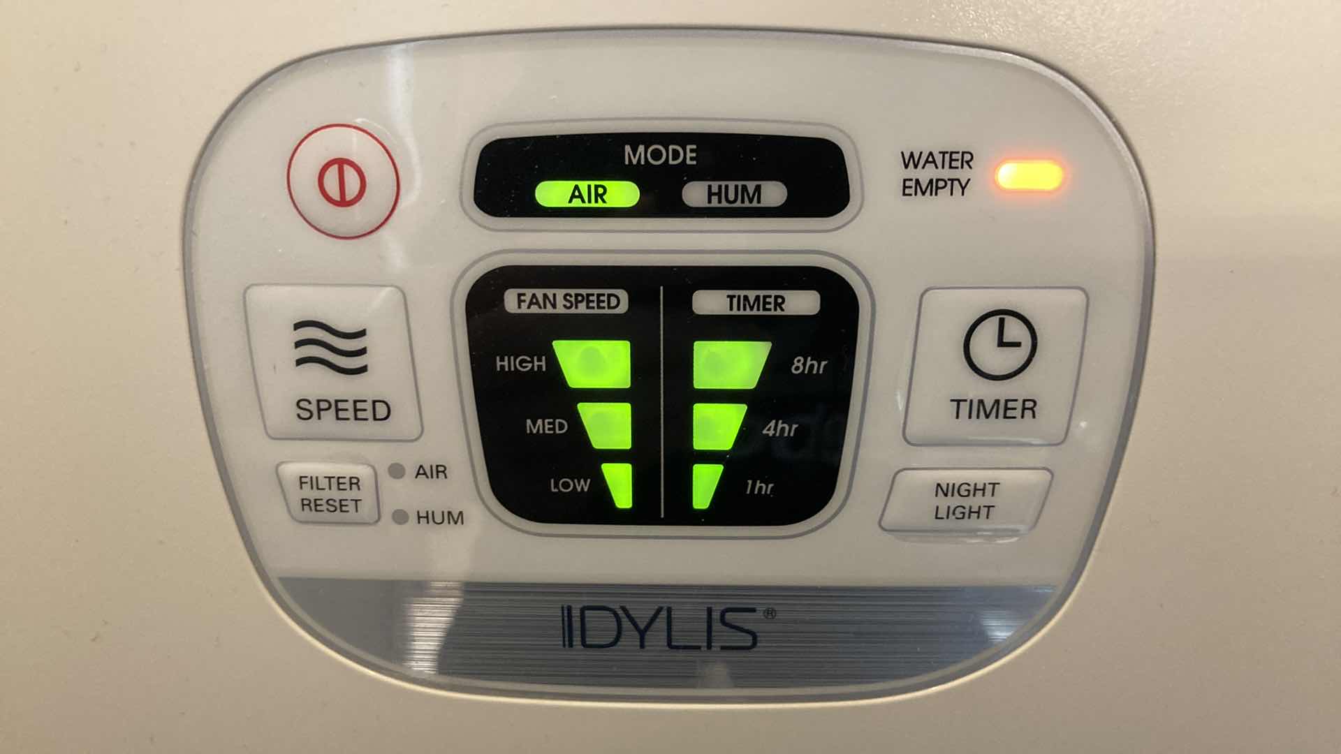 Photo 5 of IDYLIS HUMIDIFYING AIR PURIFIER MODEL IAPC-40-140