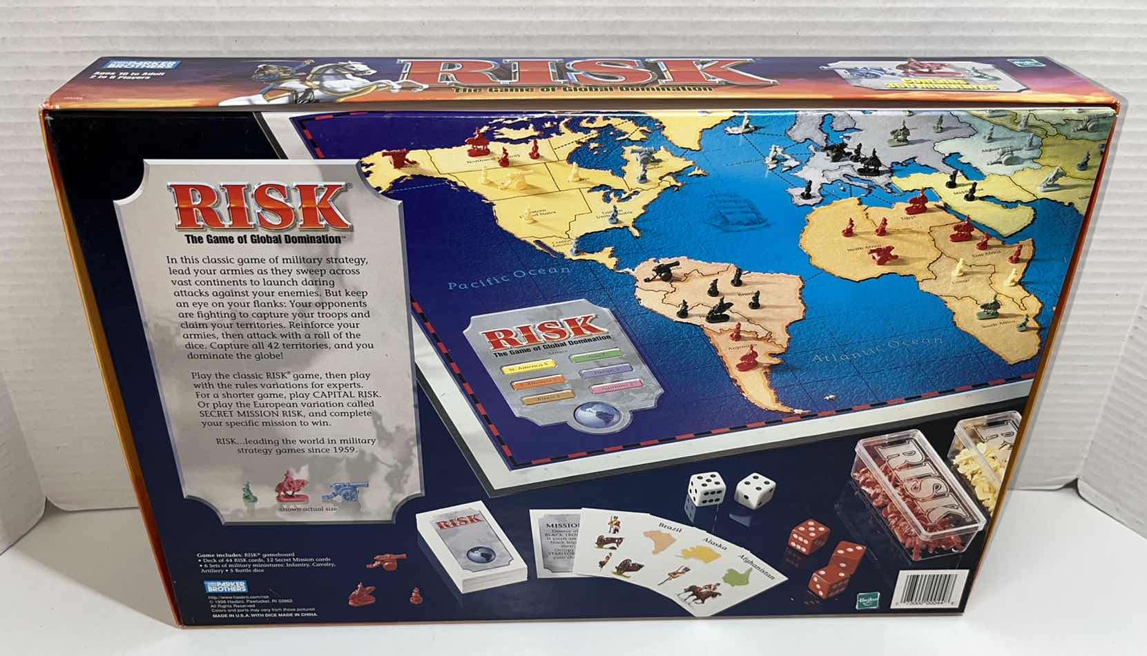 Photo 3 of HASBRO PARKER BROTHERS RISK BOARD GAME