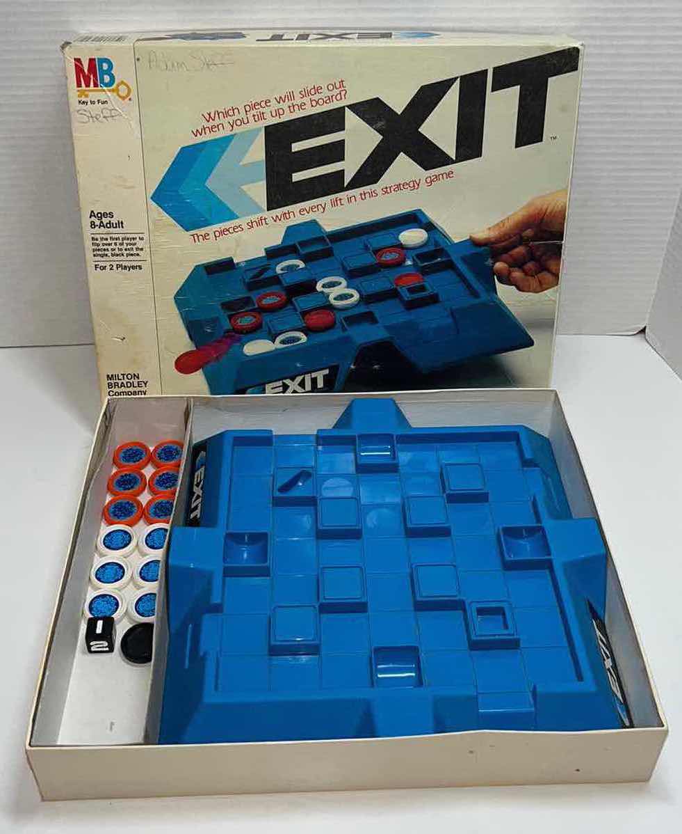 Photo 5 of NEW HASBRO THE ORIGINAL GAME OF CONNECT 4 & VINTAGE MILTON BRADLEY EXIT GAME
