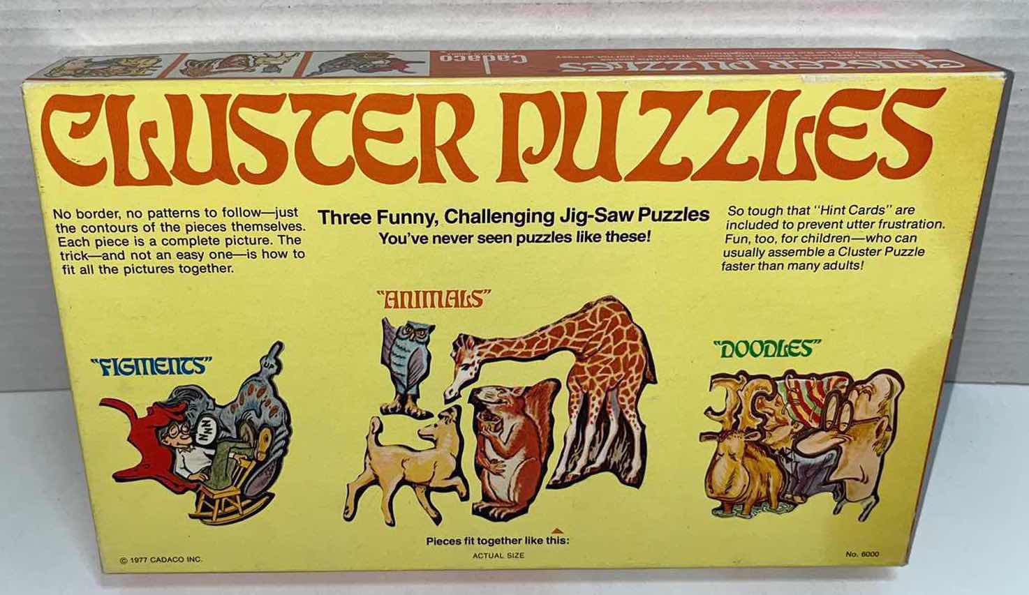 Photo 1 of VINTAGE CADACO INC CLUSTER PUZZLES (1977)