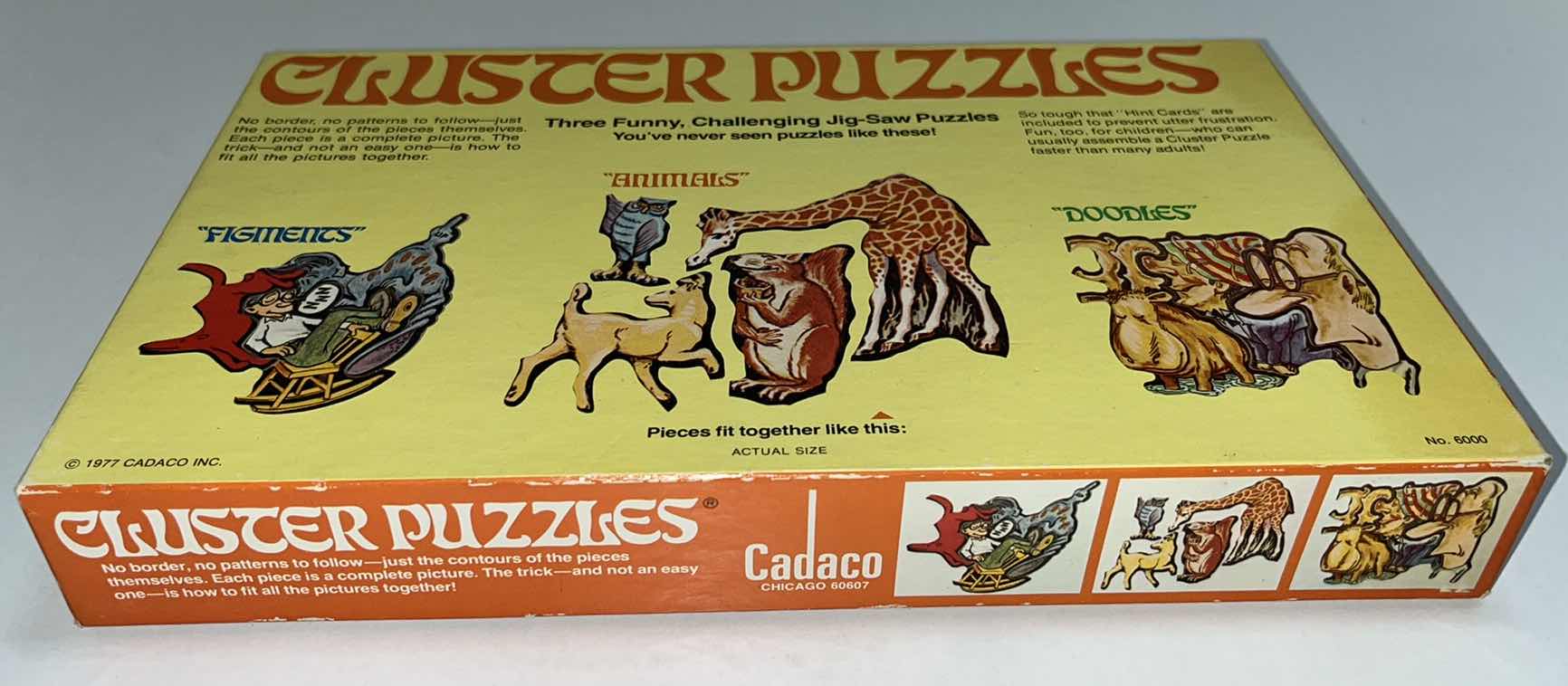 Photo 2 of VINTAGE CADACO INC CLUSTER PUZZLES (1977)