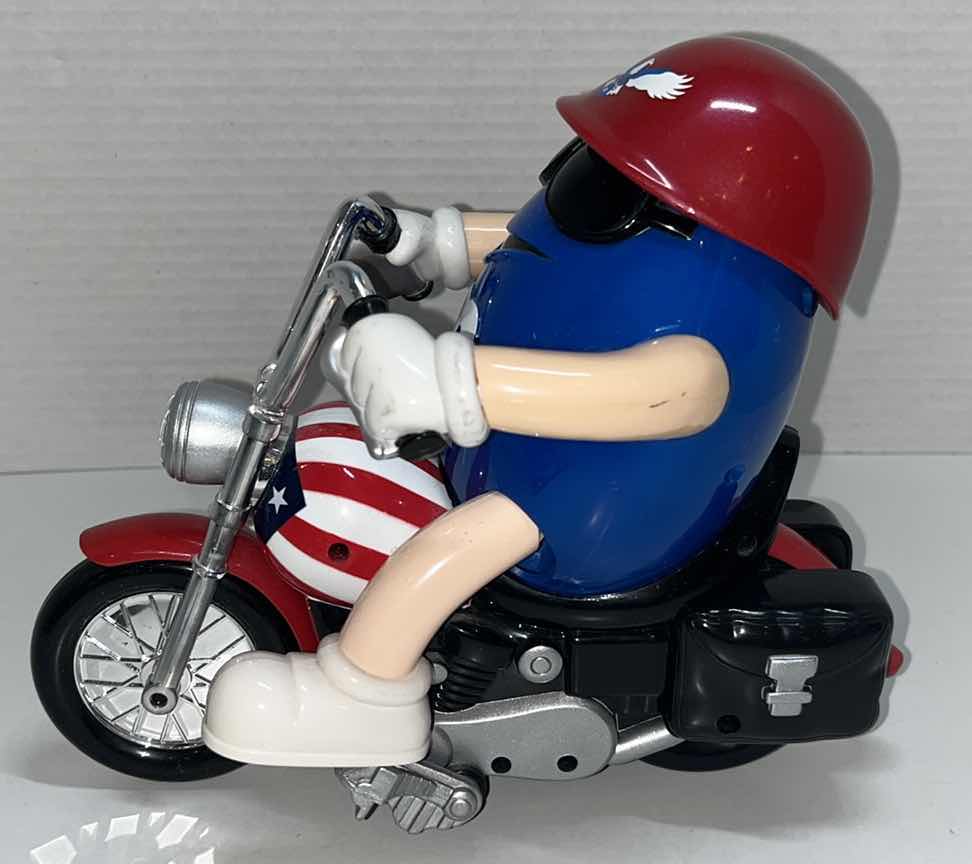 Photo 4 of M&M’S RED WHITE & BLUE MOTORCYCLE CANDY DISPENSER