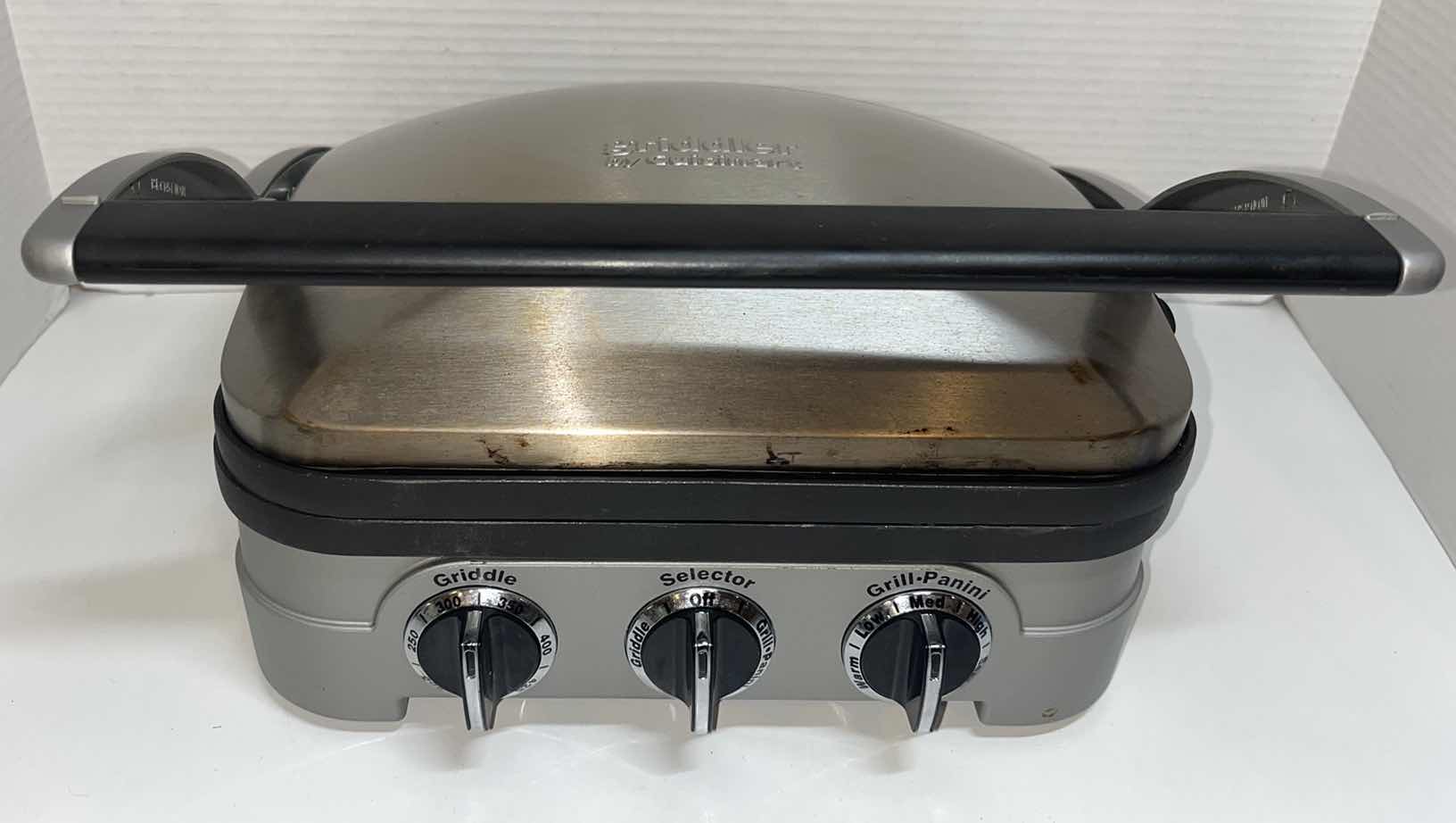 Photo 1 of CUISINART GRIDDLER/CREPIERE, MODEL GR-4N (TK)