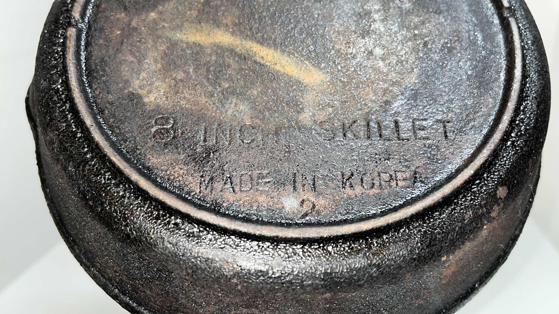 Photo 7 of CAST-IRON SKILLETS, SIZES 10 5/8” & 8” (2)