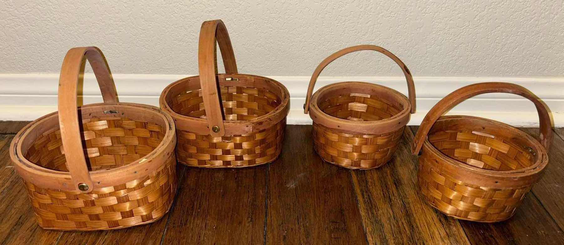 Photo 2 of ASSORTED WICKER BASKETS (6)