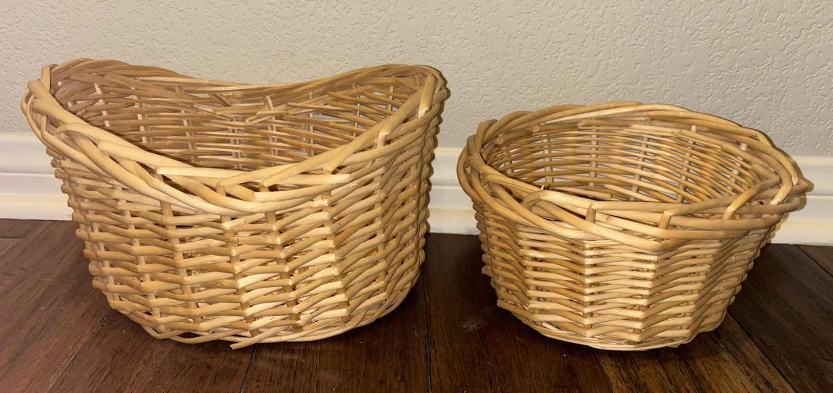 Photo 4 of ASSORTED WICKER BASKETS (4)