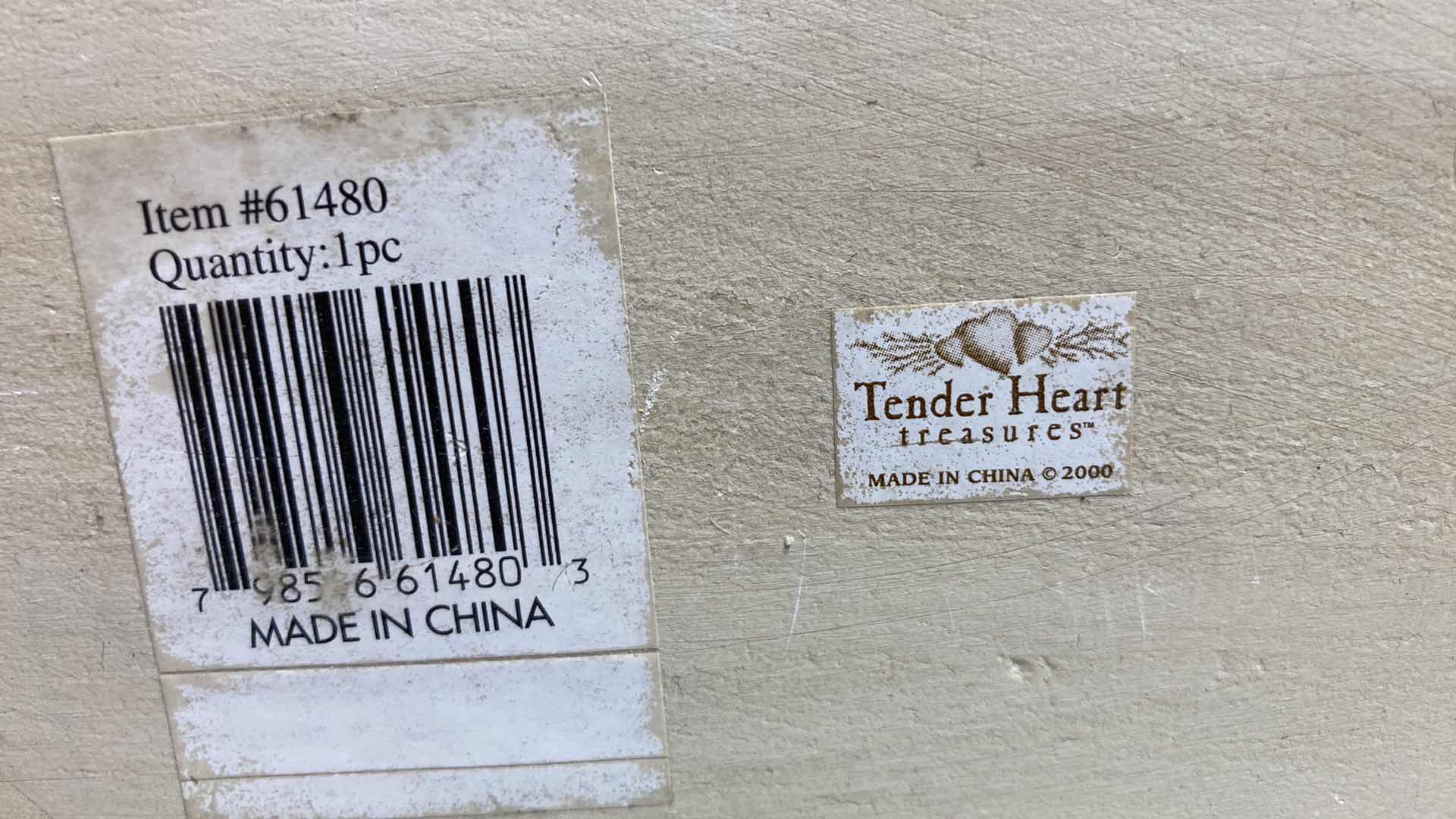 Photo 6 of TINDER HEART TREASURES WOOD SWAN & WILD BIRD CERAMIC WOOD TRIM UTENSIL PLATE
