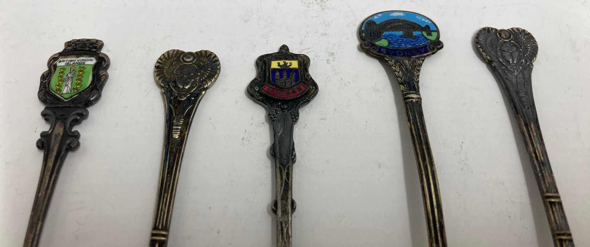 Photo 3 of DECORATIVE THEME MINI SPOONS- VARIOUS DESIGNS & ORIGINS 3”-4”