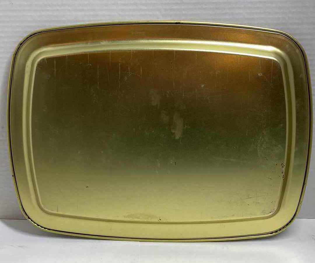 Photo 5 of CHALLENGE SHIP AT SEA TIN TRAY BY L.KUTZLI 14.5” X 11”