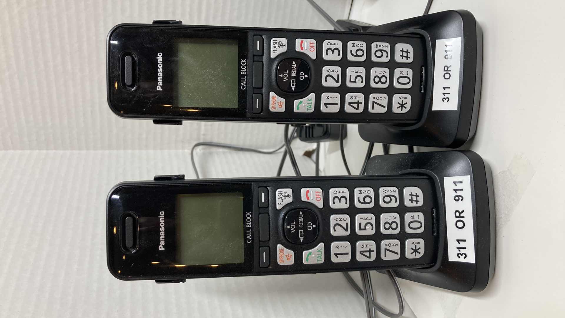 Photo 4 of PANASONIC CORDLESS PHONE SYSTEM W 5 PHONES & ANSWERING MACHINE MODEL