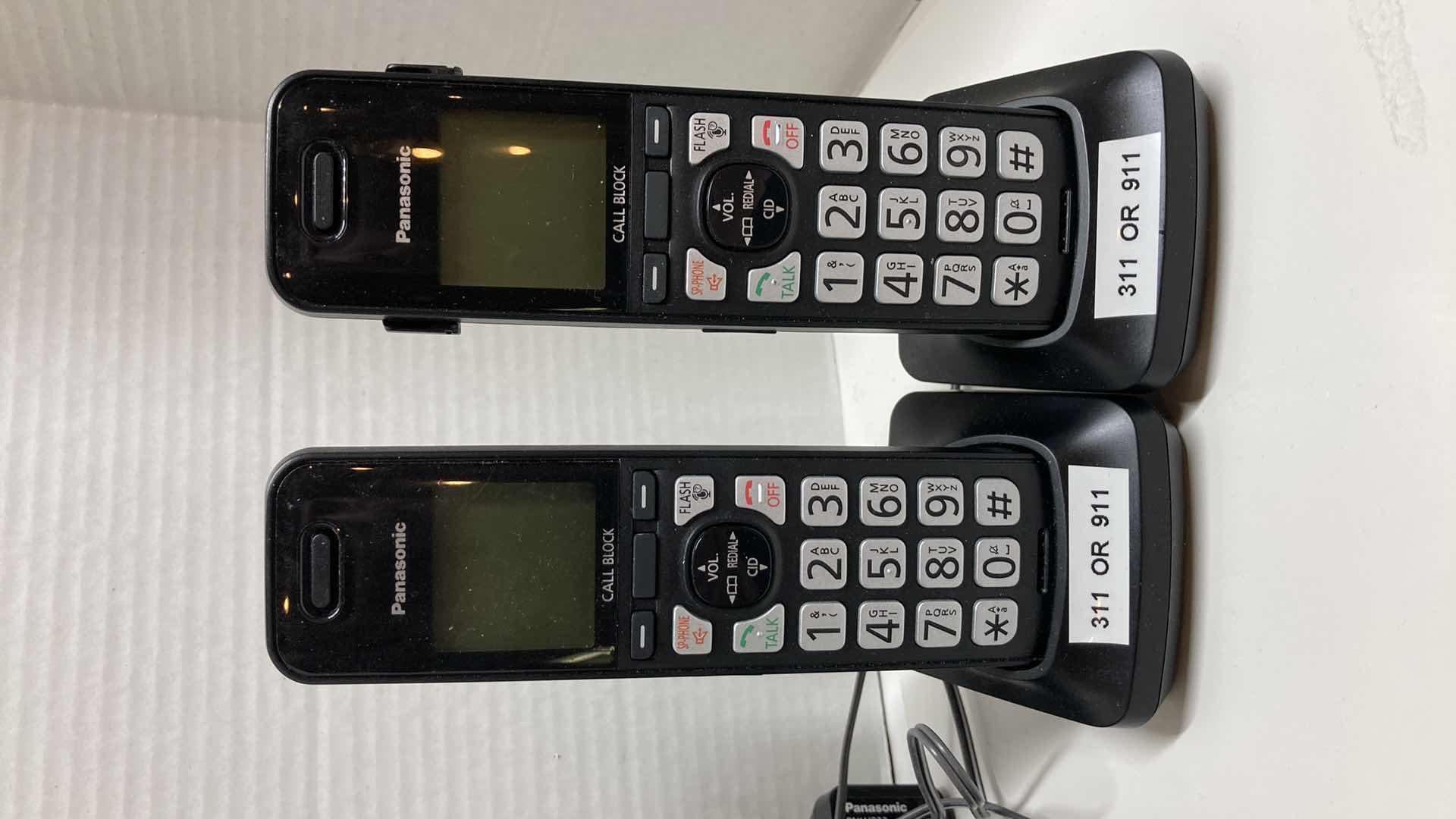 Photo 3 of PANASONIC CORDLESS PHONE SYSTEM W 5 PHONES & ANSWERING MACHINE MODEL