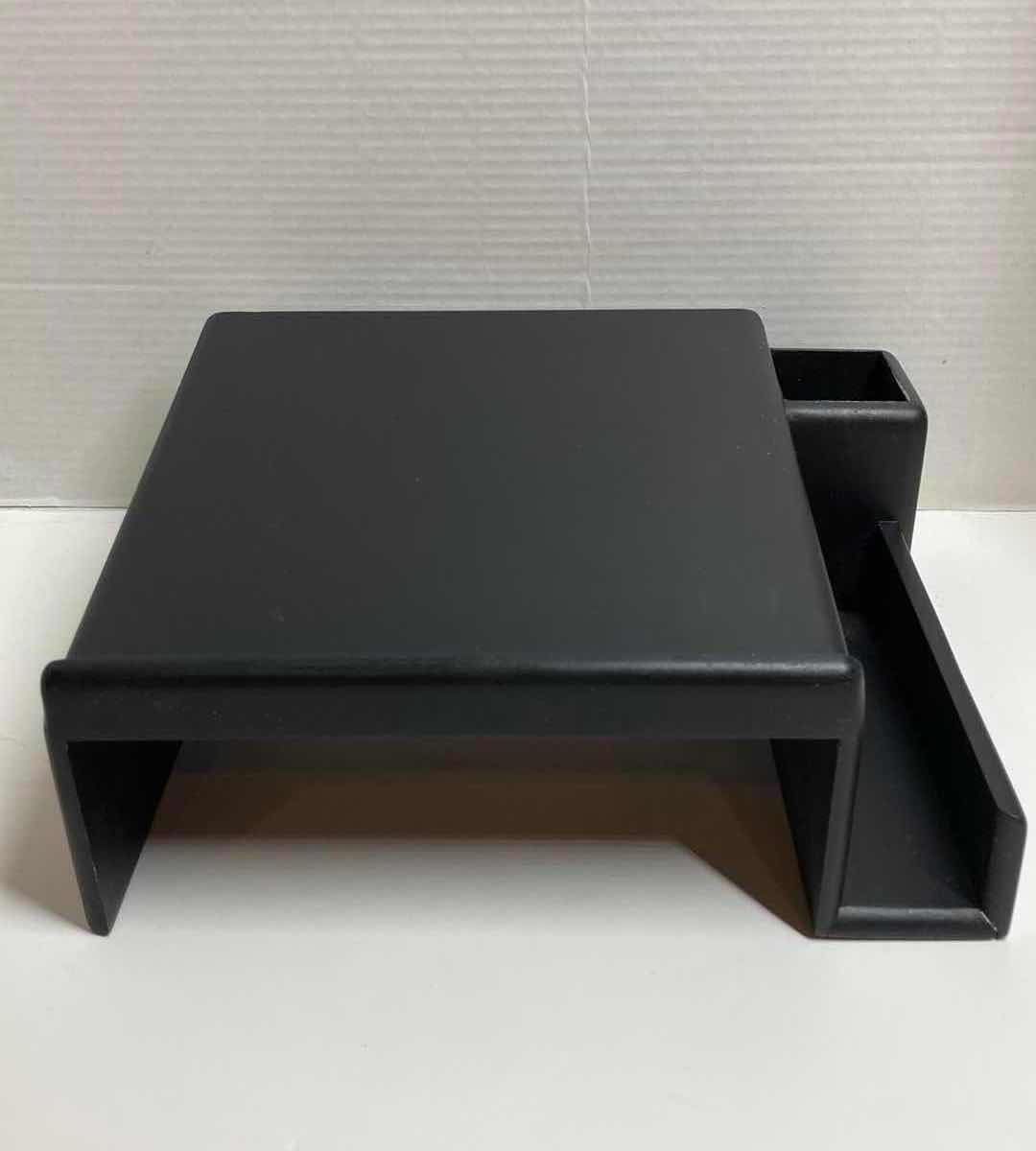 Photo 1 of ROLODEX BLACK WOOD PHONE STAND 12” X 10” H4”