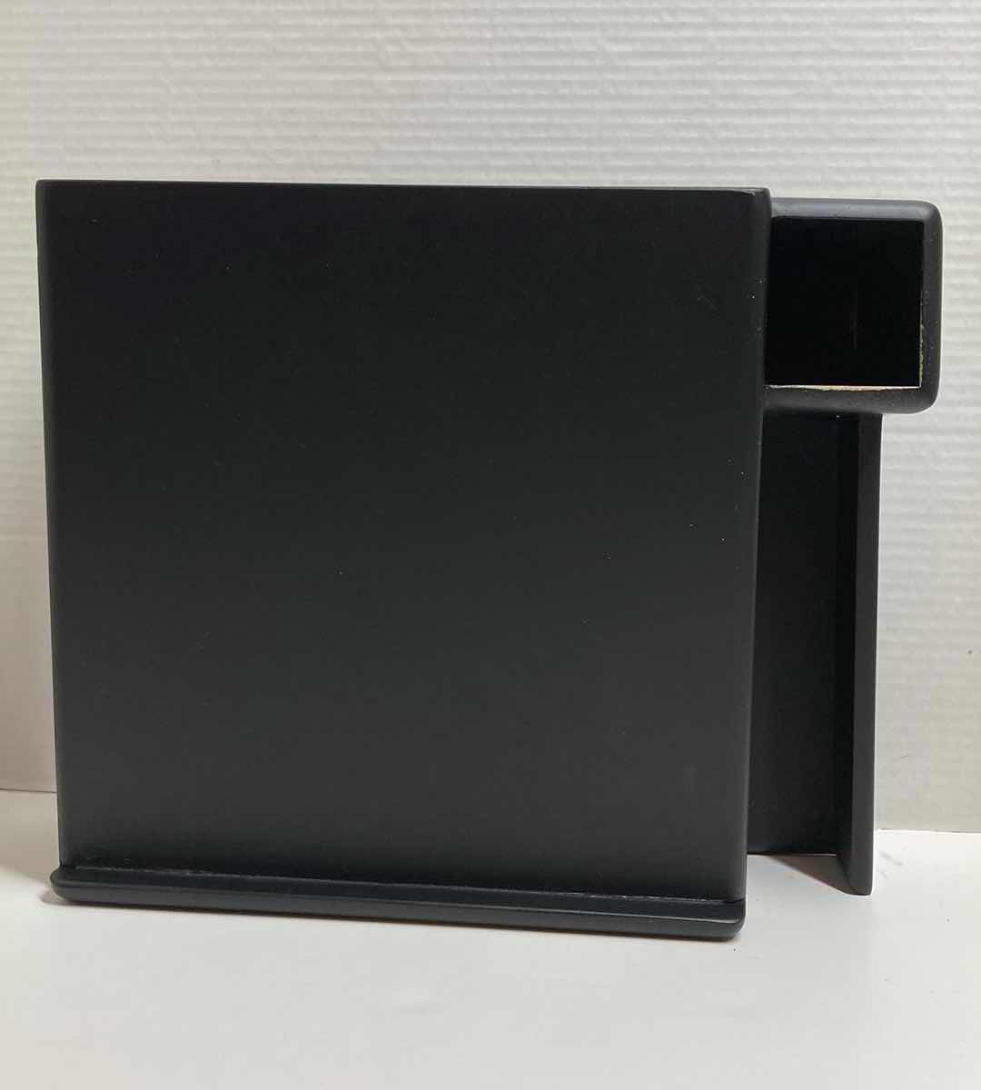 Photo 6 of ROLODEX BLACK WOOD PHONE STAND 12” X 10” H4”