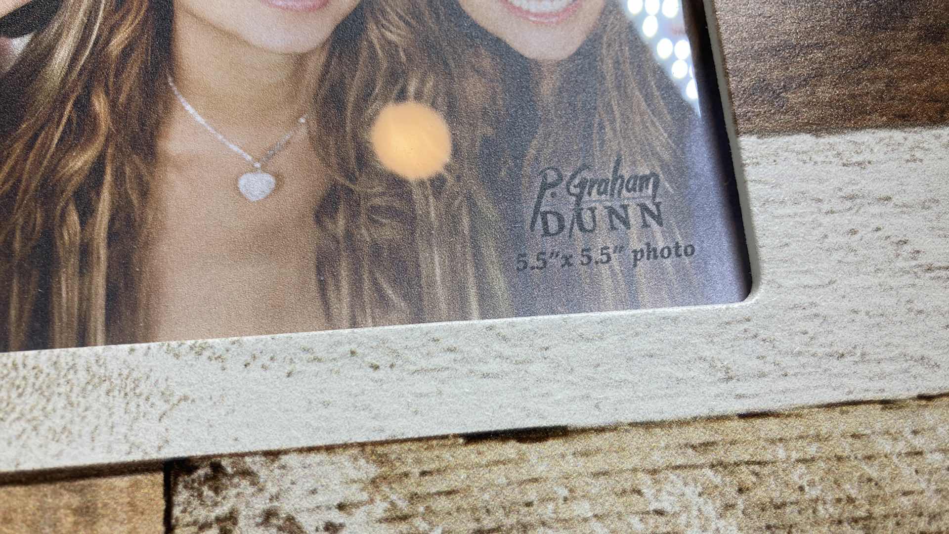 Photo 5 of P. GRAHAM DUNN RUSTIC PUZZLE PIECE HANGING PICTURE FRAMES (2) 12.25” X 12.25”
