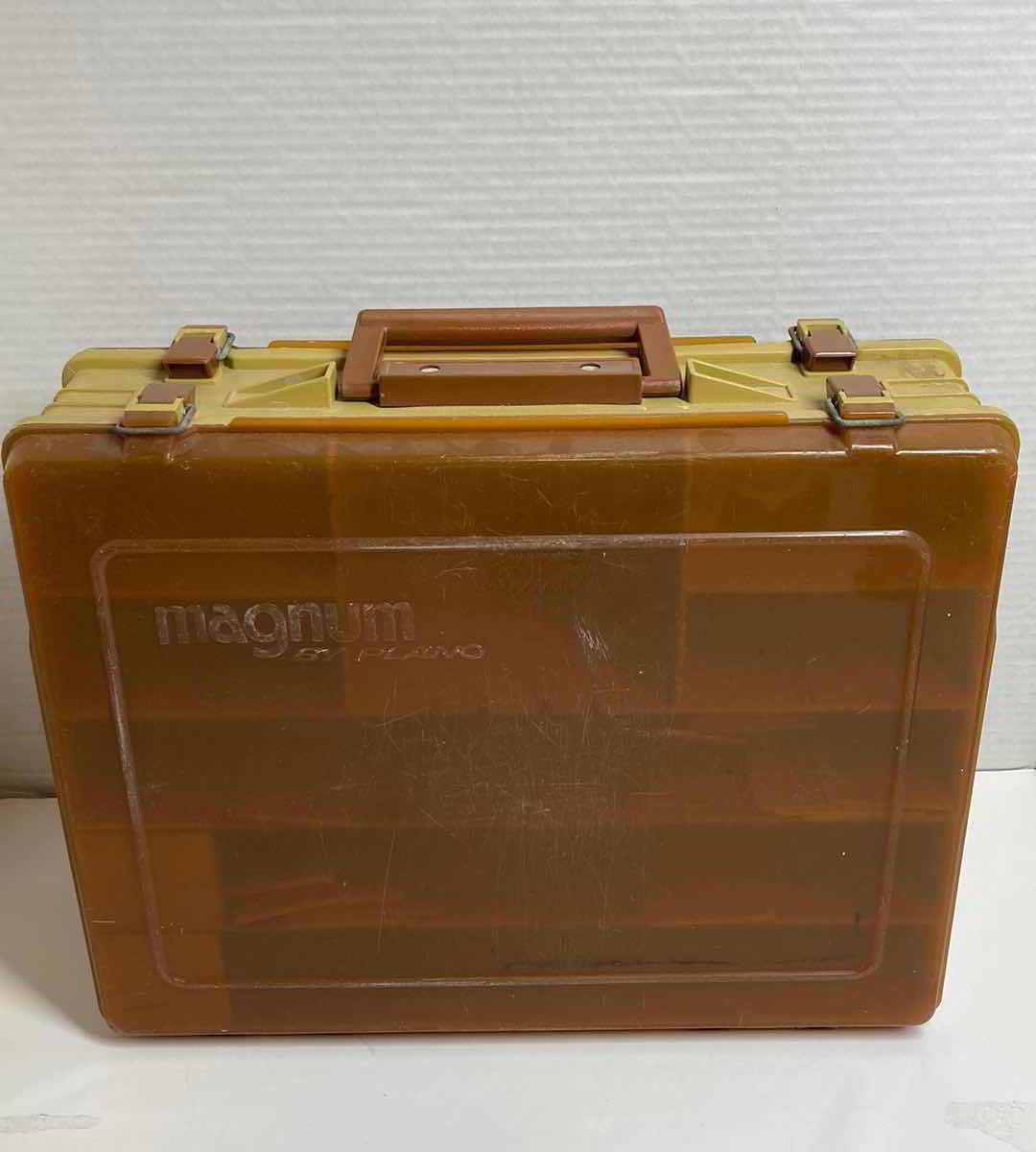Photo 3 of VINTAGE PLANO MAGNUM ORGANIZER TACKLE BOX 15” X 5” H12”