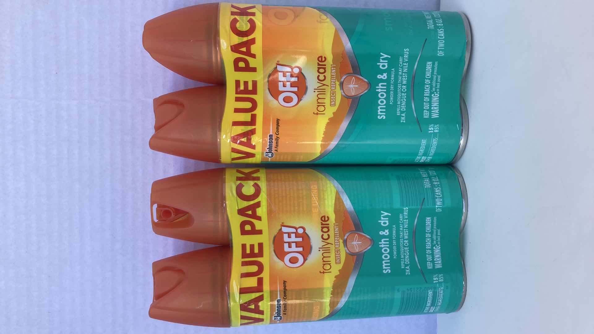 Photo 1 of NEW OFF! FAMILY CARE INSECT REPELLENT SPRAY 8OZ 2PACK (2)