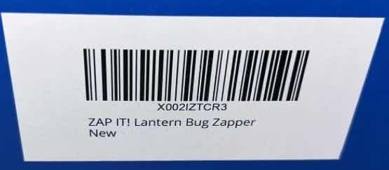 Photo 4 of NEW ZAP IT! ELECTRIC BUG ZAPPING LANTERN INDOOR/OUTDOOR, 3000v