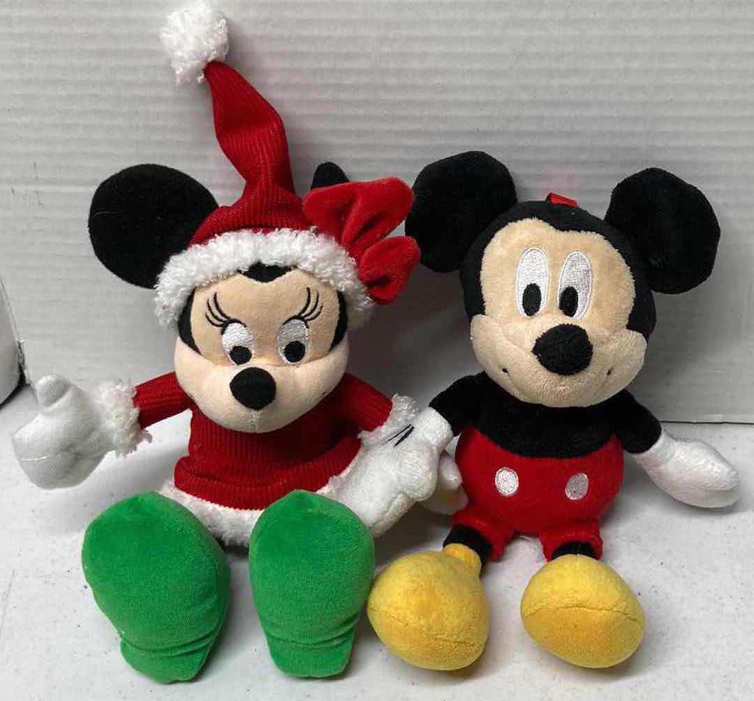 Photo 4 of DISNEY MICKEY MOUSE & MINNIE MOUSE PLUSHIES/STUFFED CHARACTERS (4)