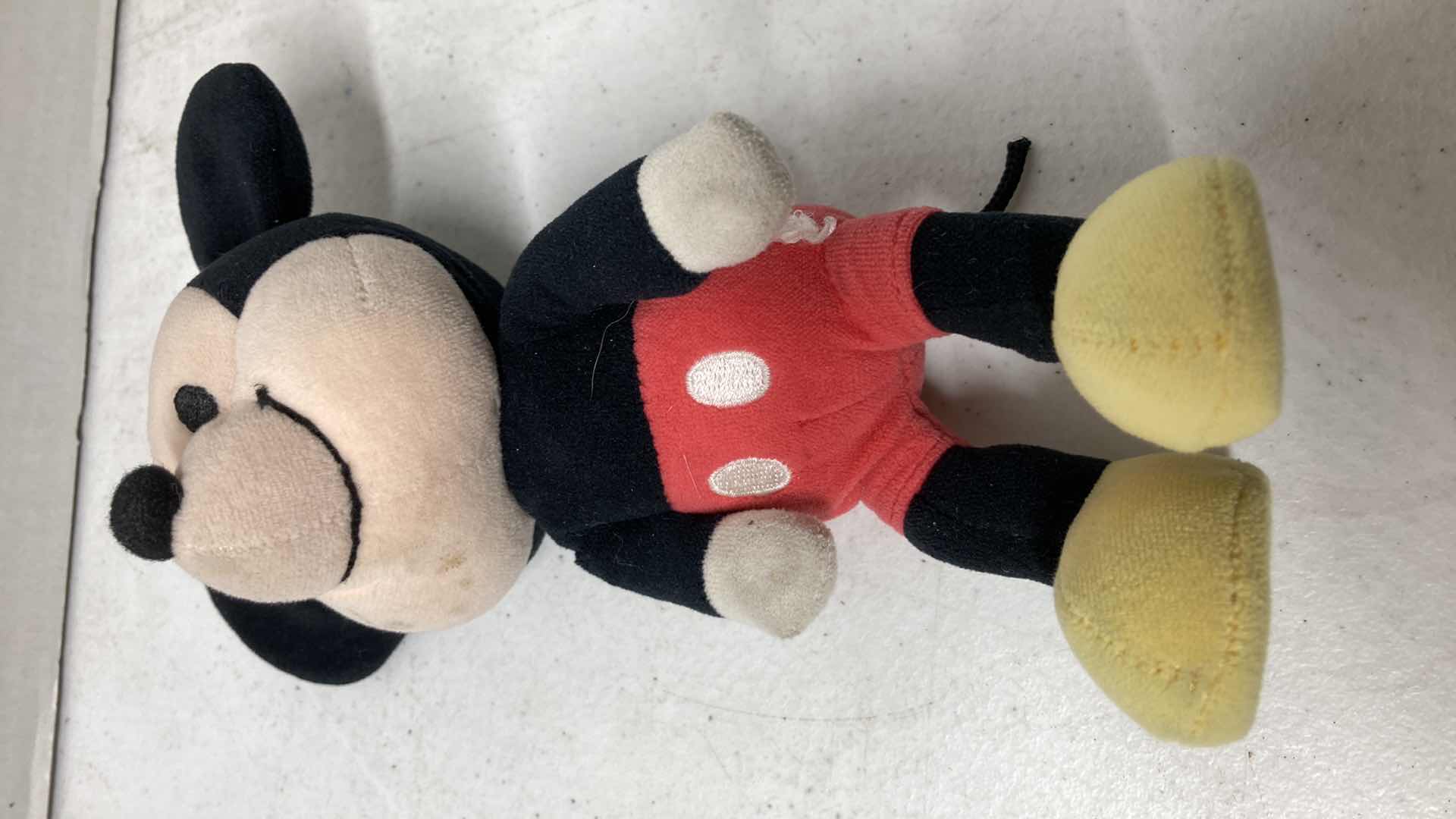 Photo 5 of DISNEY VINTAGE MICKEY MOUSE STUFFED CHARACTERS (2) H12” & H7”
