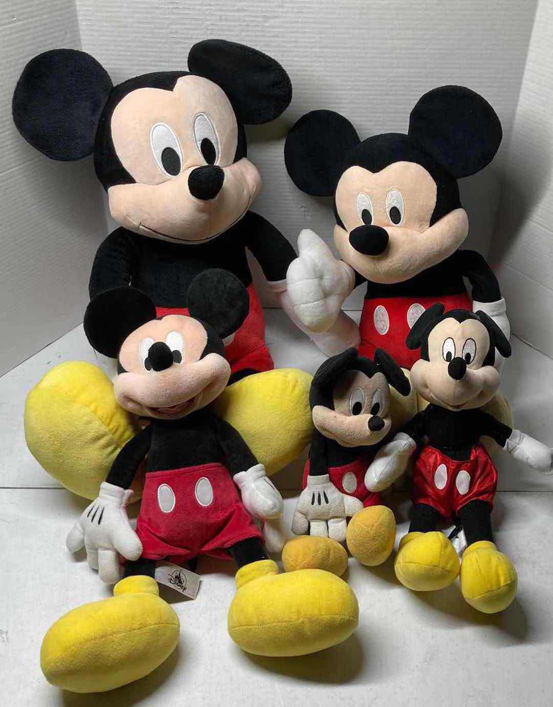 Photo 1 of DISNEY MICKEY MOUSE PLUSHIES/STUFFED CHARACTERS (5)