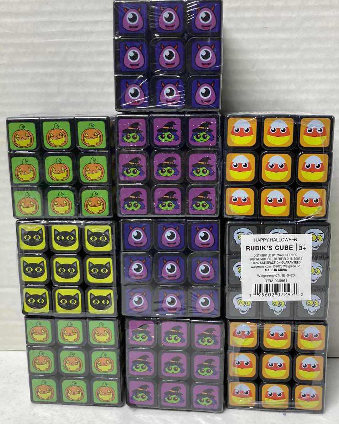 Photo 1 of NEW HAPPY HALLOWEEN 2.25” RUBIK’S CUBES (10)