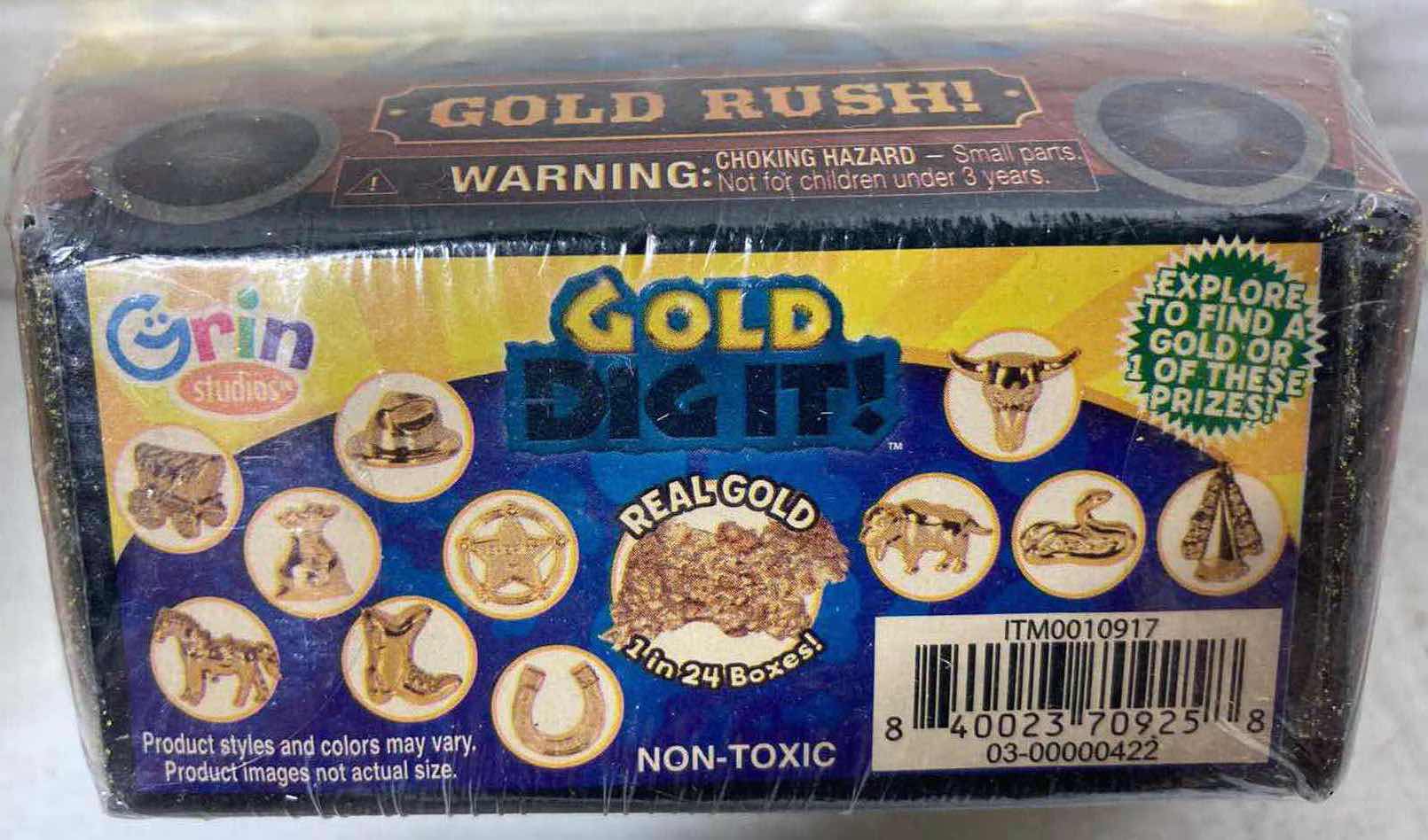 Photo 3 of NEW GRIN STUDIOS GOLD DIG IT GOLD RUSH COLORED SAND BULLION FIND REAL GOLD 1 IN 24 (5)