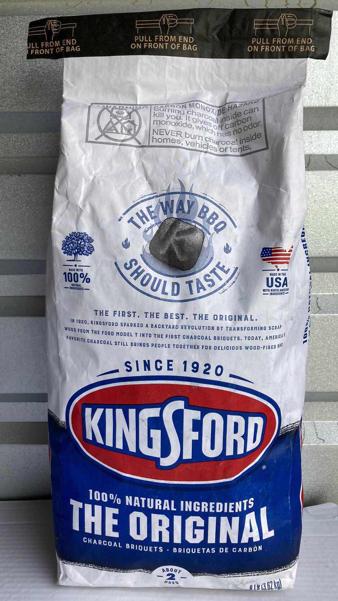 Photo 2 of NEW KINGSFORD BBQ GRILL ORIGINAL CHARCOAL BRIQUETS BAGS 8LB (2)