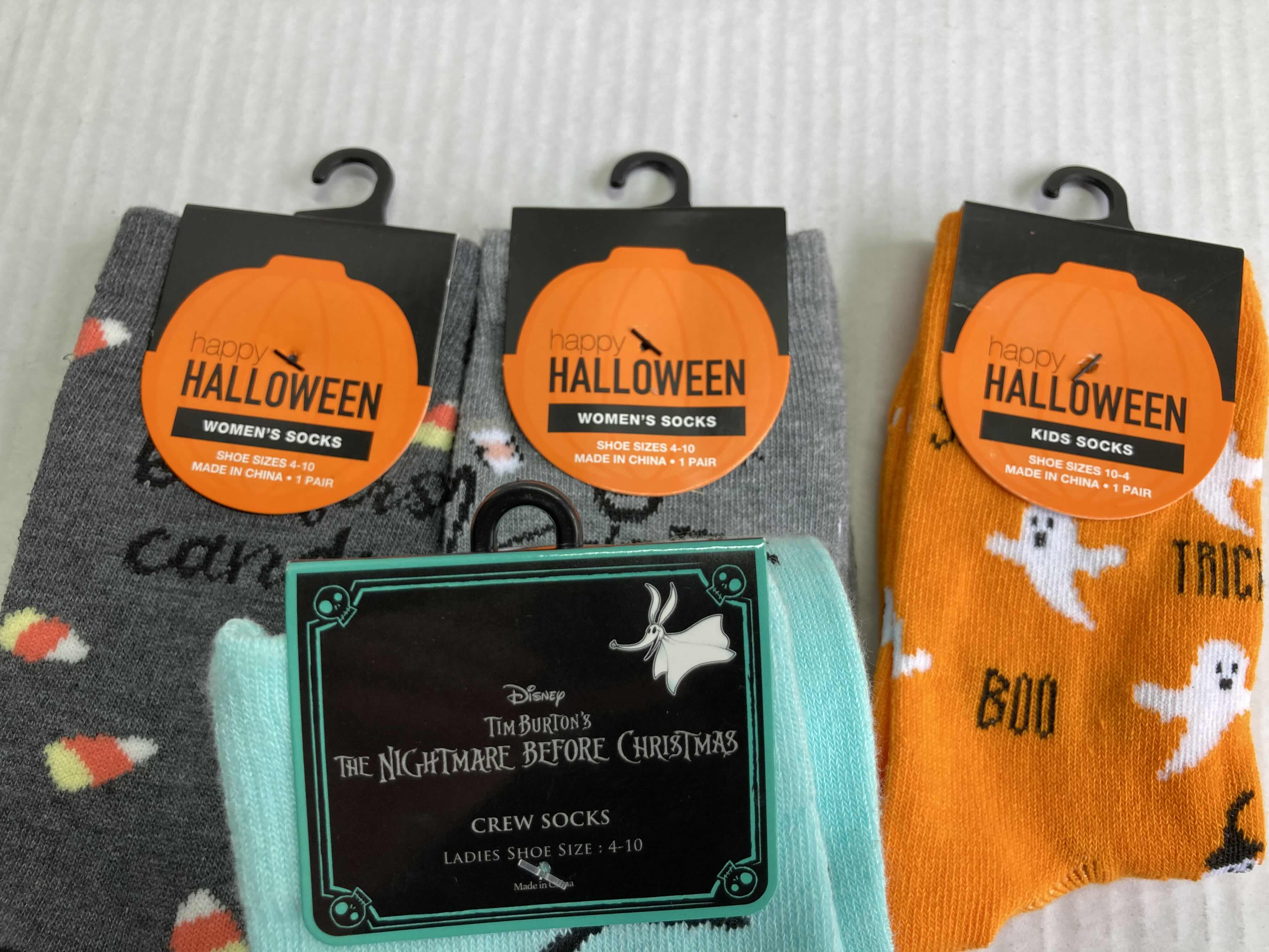 Photo 7 of NEW HAPPY HALLOWEEN PAJAMA PANTS, LIGHT-UP BEANIE & SOCK SET