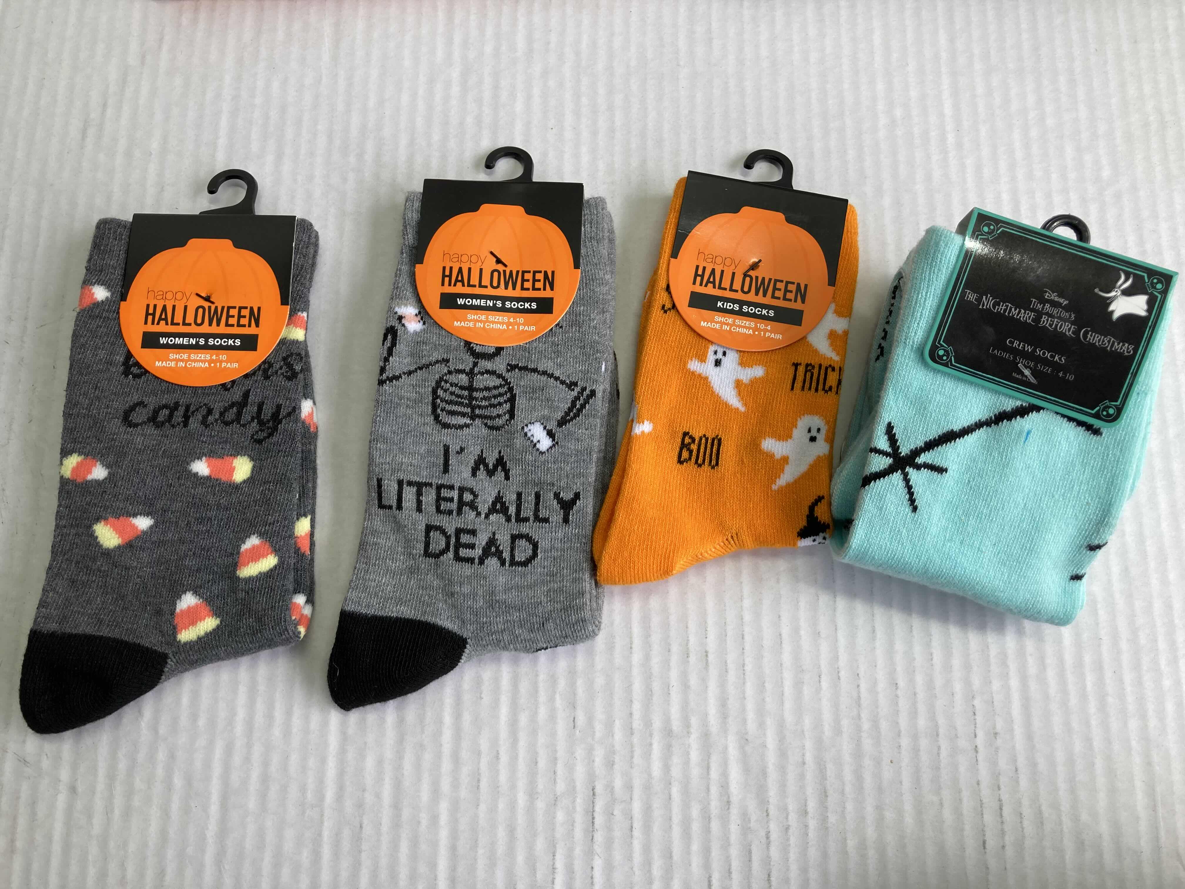 Photo 6 of NEW HAPPY HALLOWEEN PAJAMA PANTS, LIGHT-UP BEANIE & SOCK SET