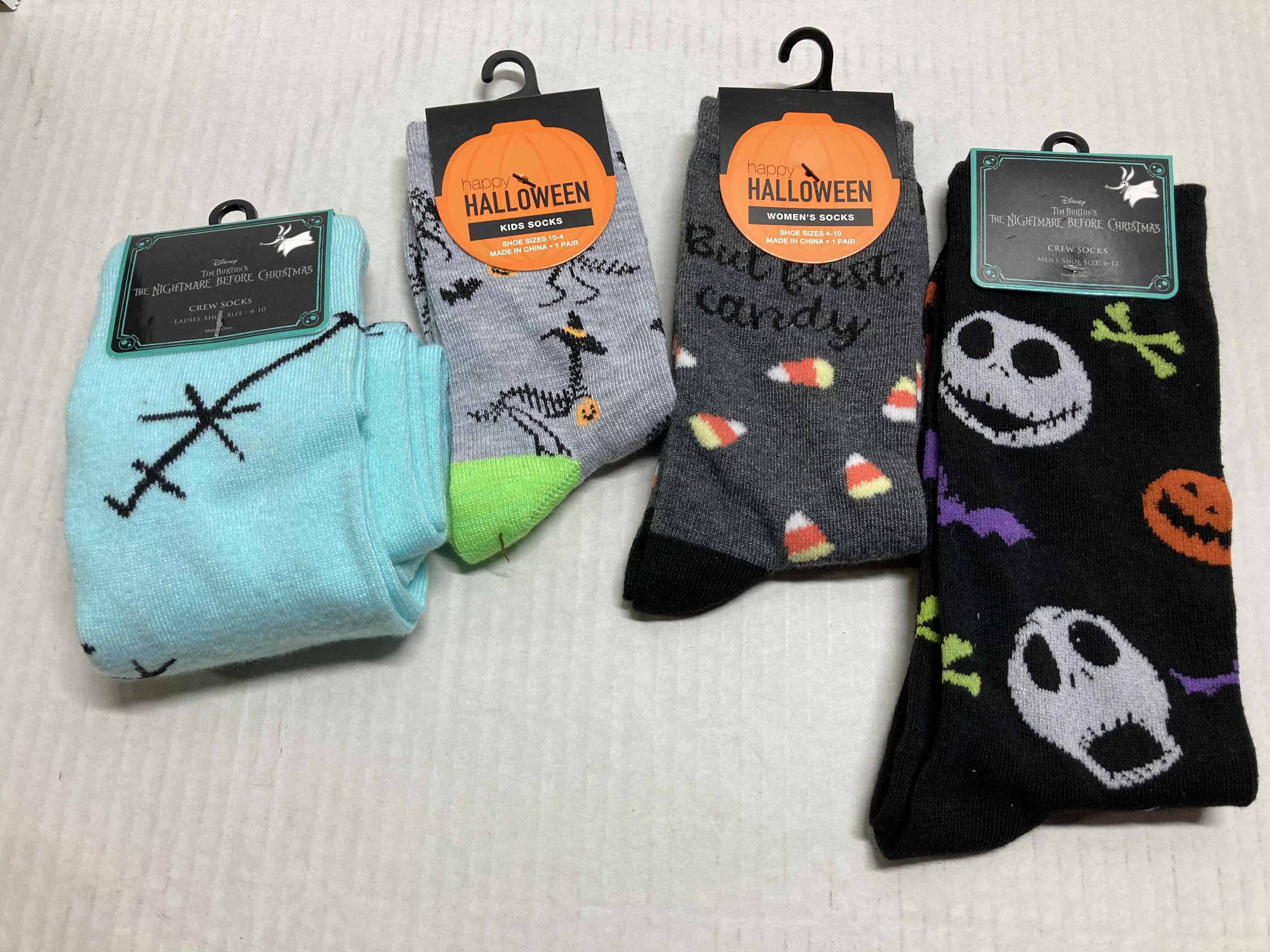 Photo 4 of NEW HAPPY HALLOWEEN LIGHT-UP BEANIE, SOCKS & GLOVES SET