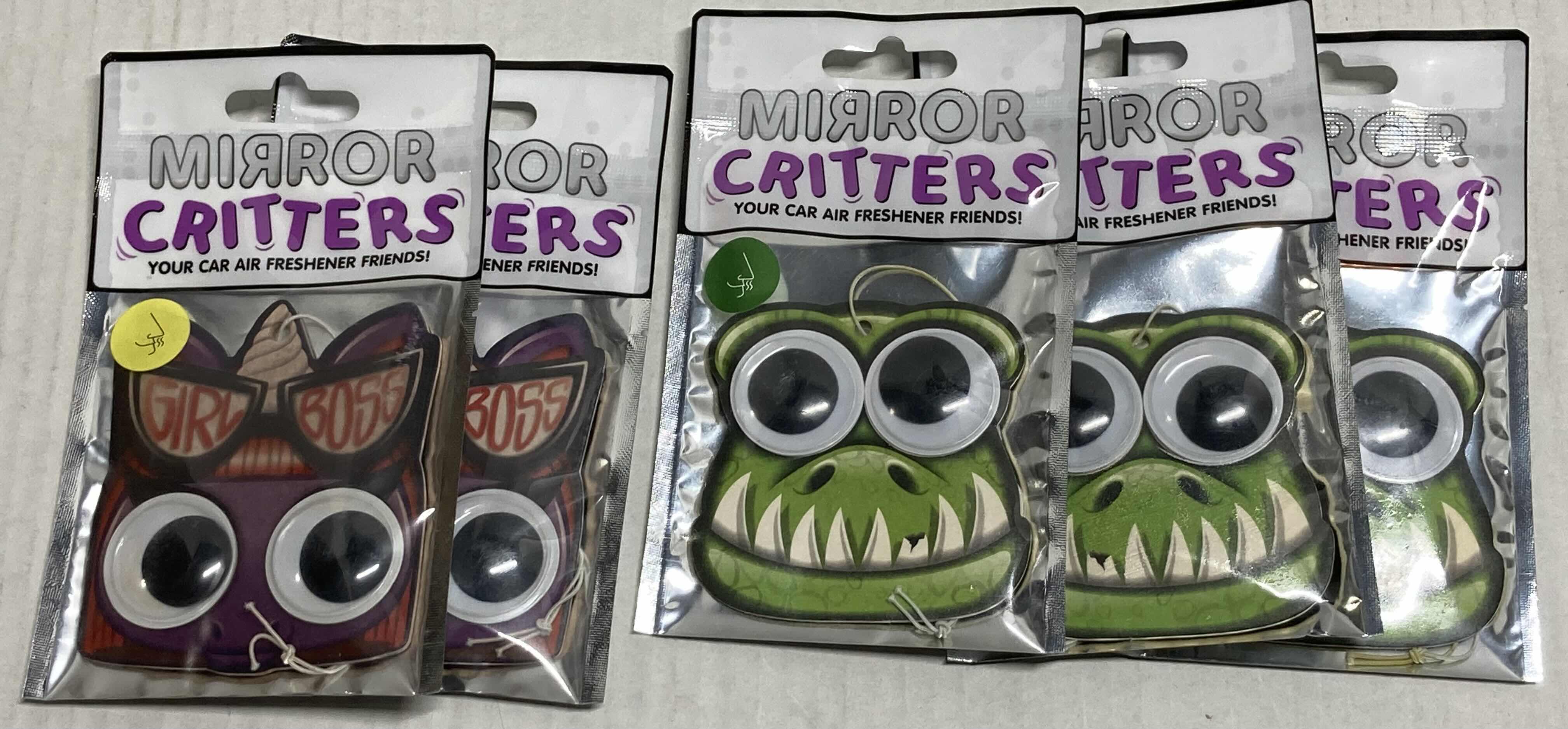 Photo 3 of NEW MIRROR CRITTERS ANIMAL CHARACTER CAR AIR FRESHENERS (9)